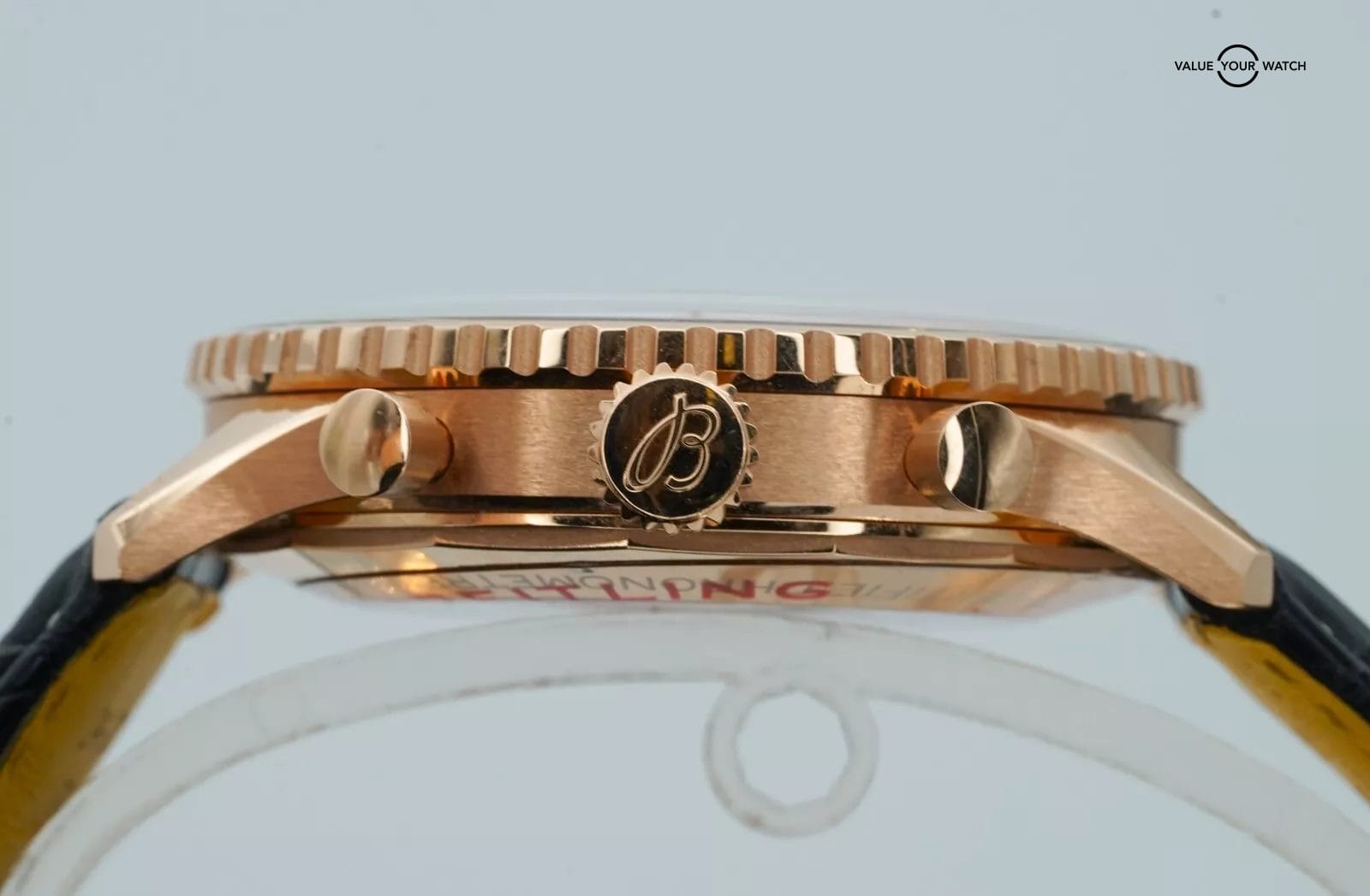 Breitling Navitimer B01 Chronograph 46mm 18K Red Gold RB0137 Silver Dial B/P! - Image 15