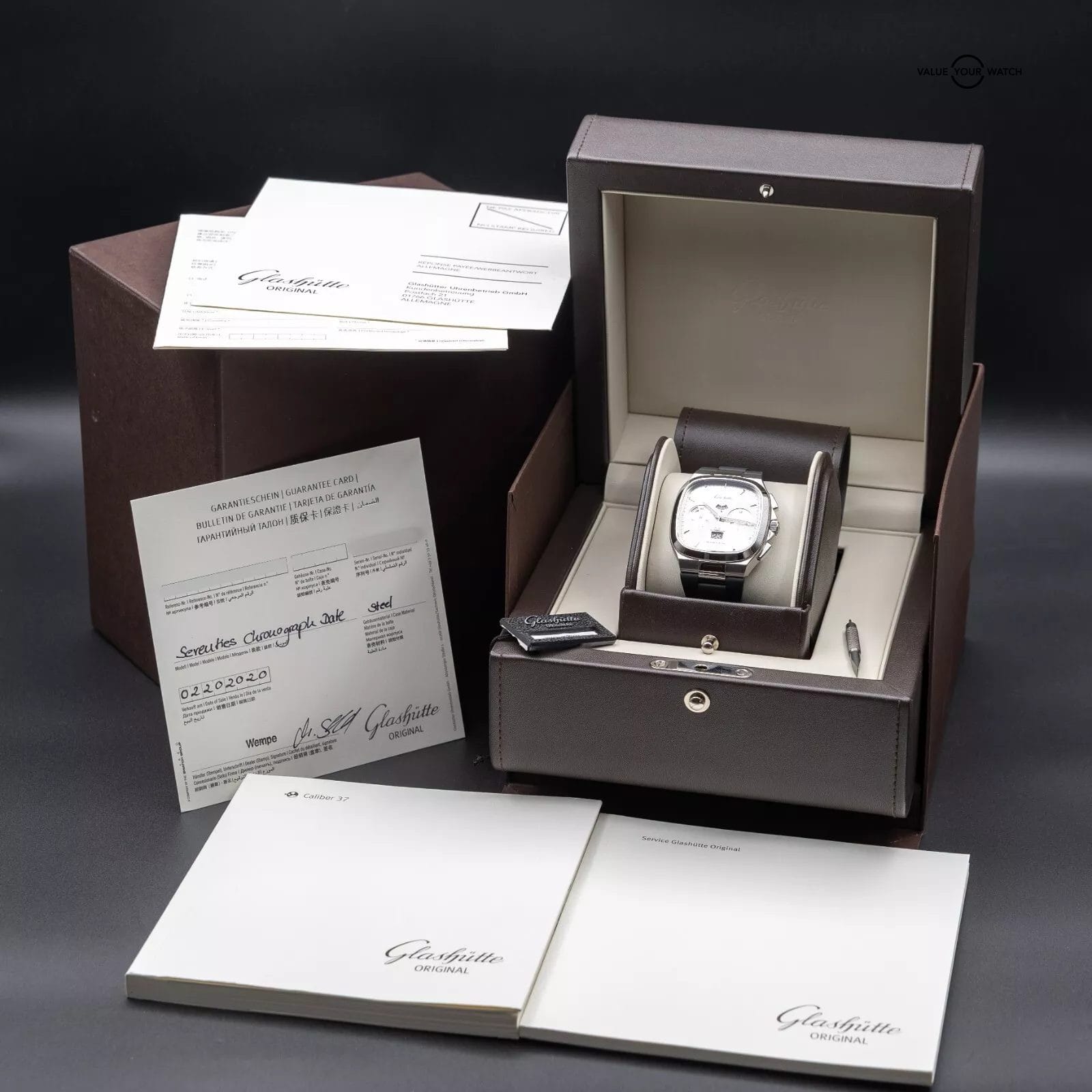 Glashutte Original Seventies Chronograph Panorama Date 40mm - Complete Set 2020 - Image 9