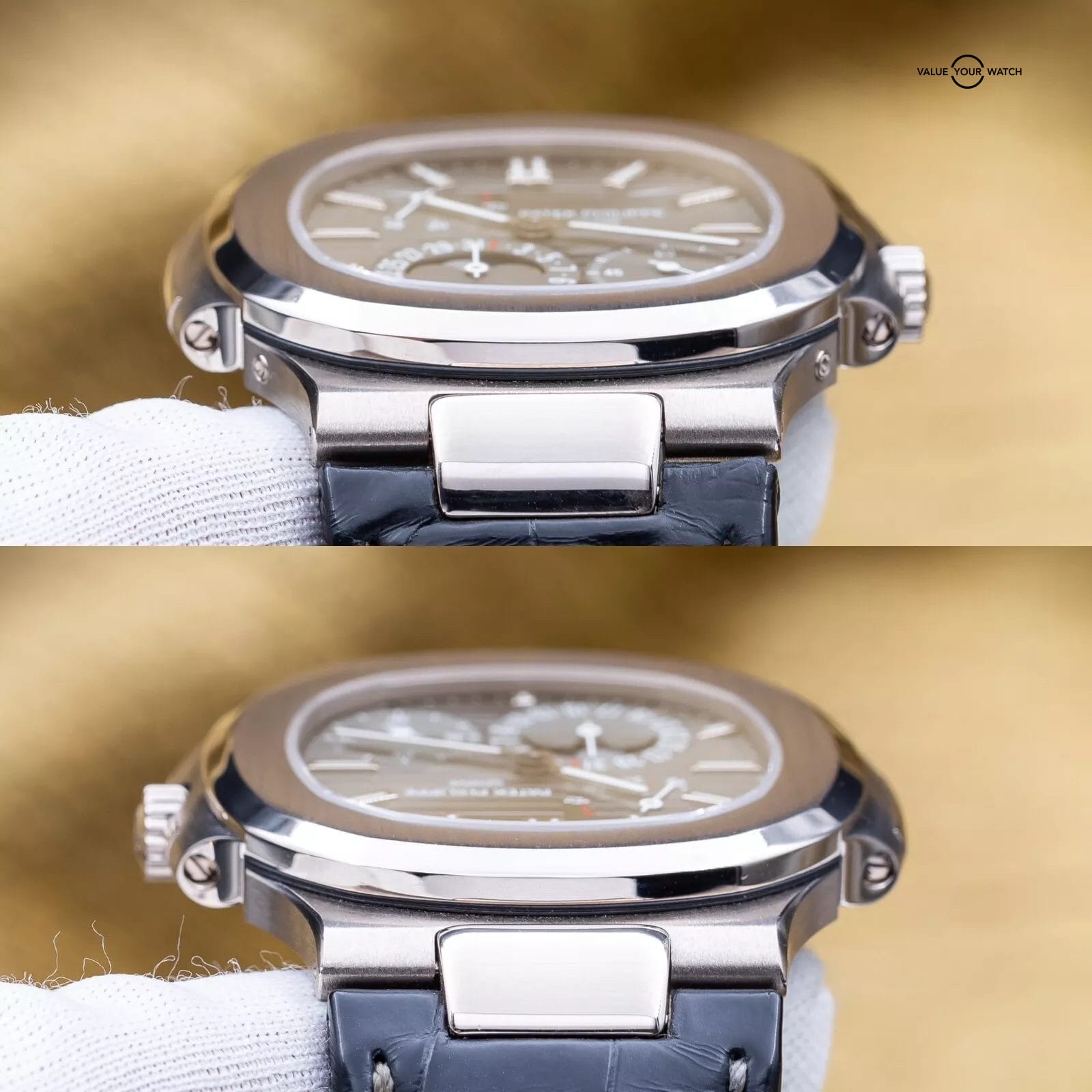 Patek Philippe Nautilus Moon Phase White Gold 40mm 5712G - Box & Papers - Image 10