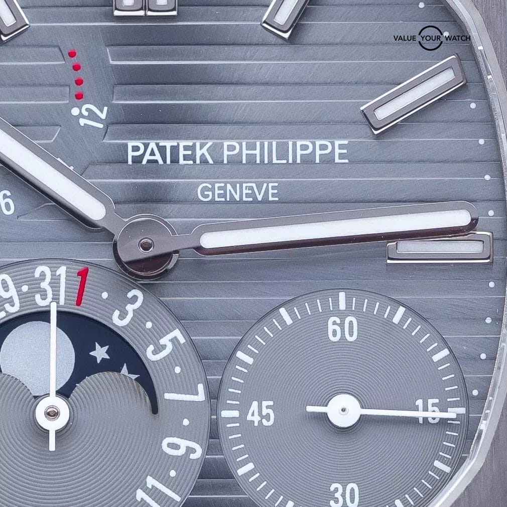 Patek Philippe Nautilus Moon Phase White Gold 40mm 5712G - Box & Papers - Image 13