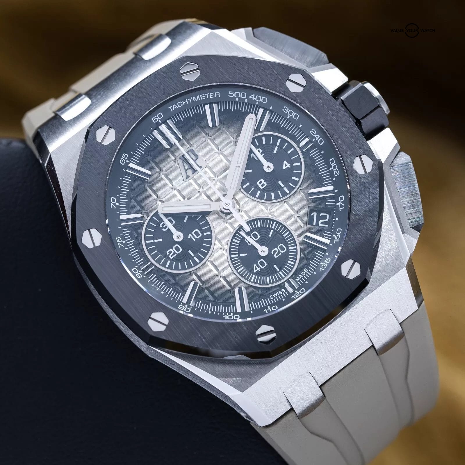2024 Audemars Piguet Royal Oak Offshore Chronograph Smoked Taupe 43mm AP 26420SO - Image 3