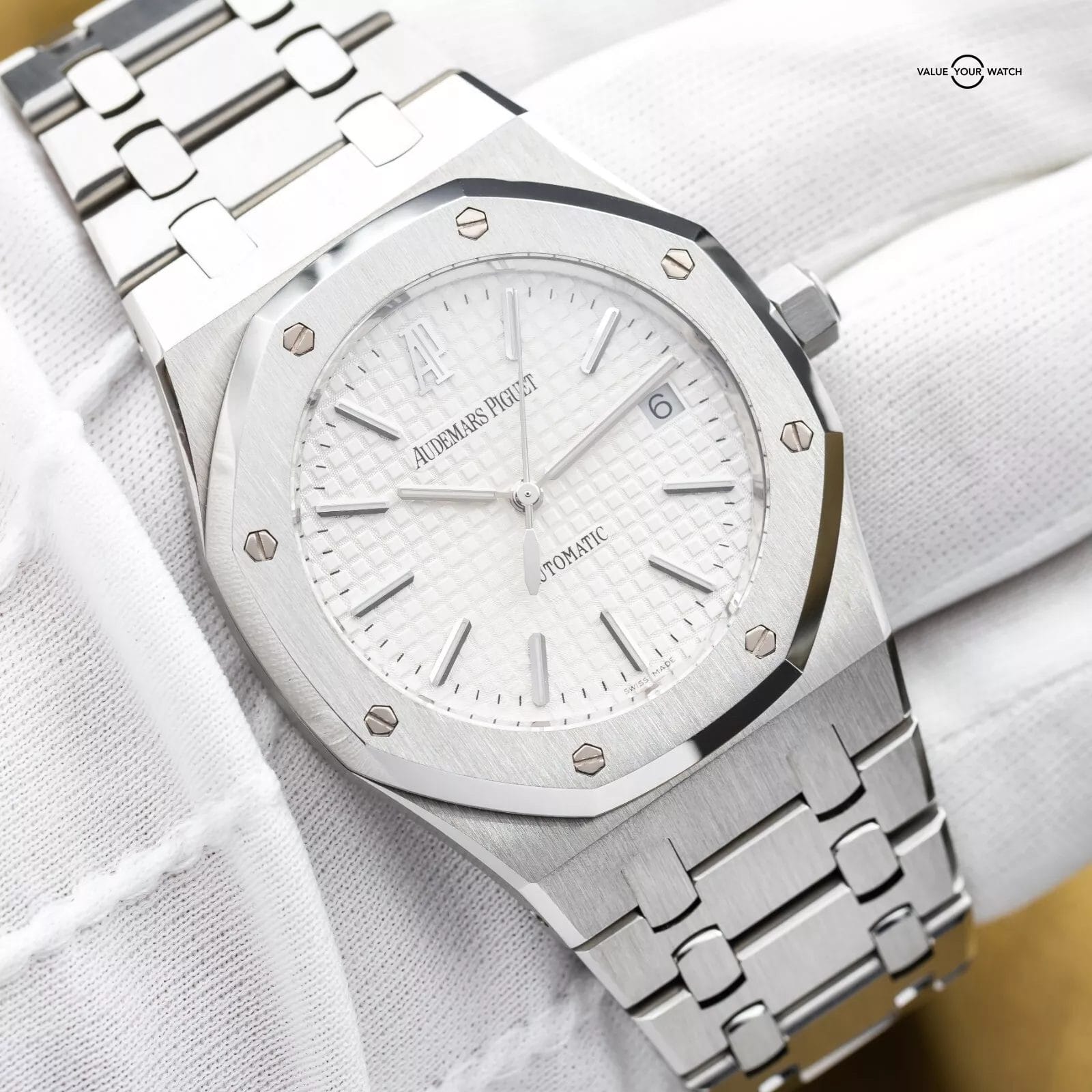 Audemars Piguet Royal Oak Selfwinding 39mm White Dial Stainless Steel 15300st - Image 12