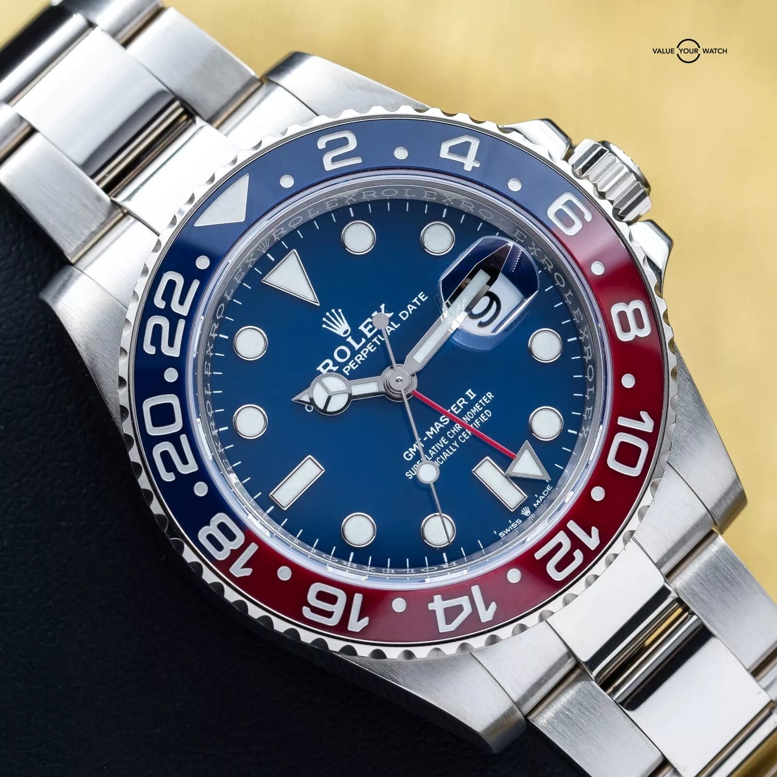 2023 Rolex GMT Master II Pepsi Blue Dial White Gold 40mm 126719BLRO - Full Set - Image 15