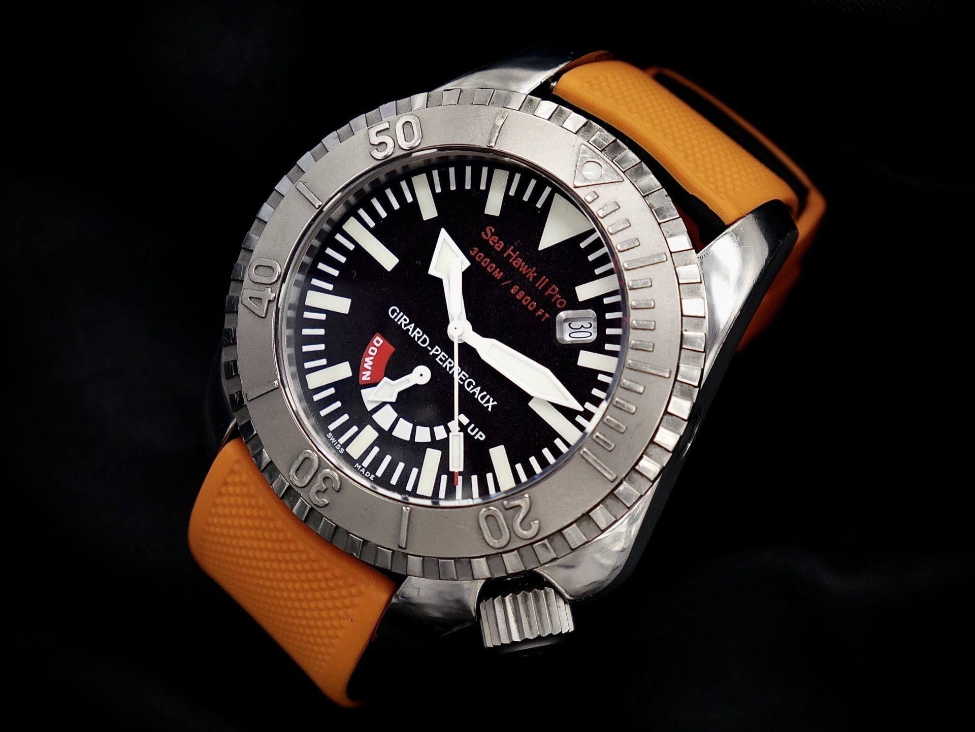 Girard-Perragaux Sea Hawk II Pro 49941 44mm Automatic Black Dial - Image 12