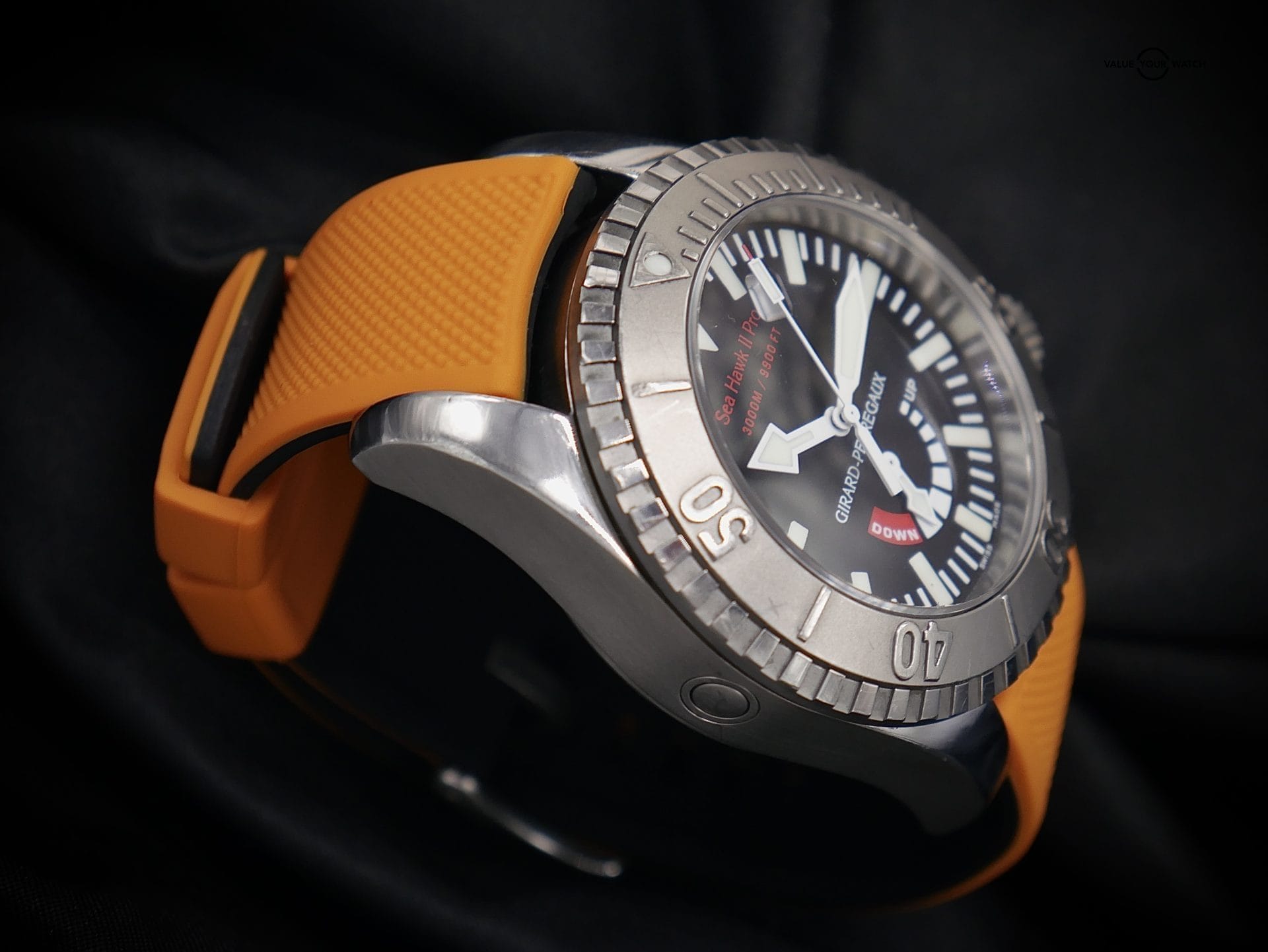 Girard-Perragaux Sea Hawk II Pro 49941 44mm Automatic Black Dial - Image 10