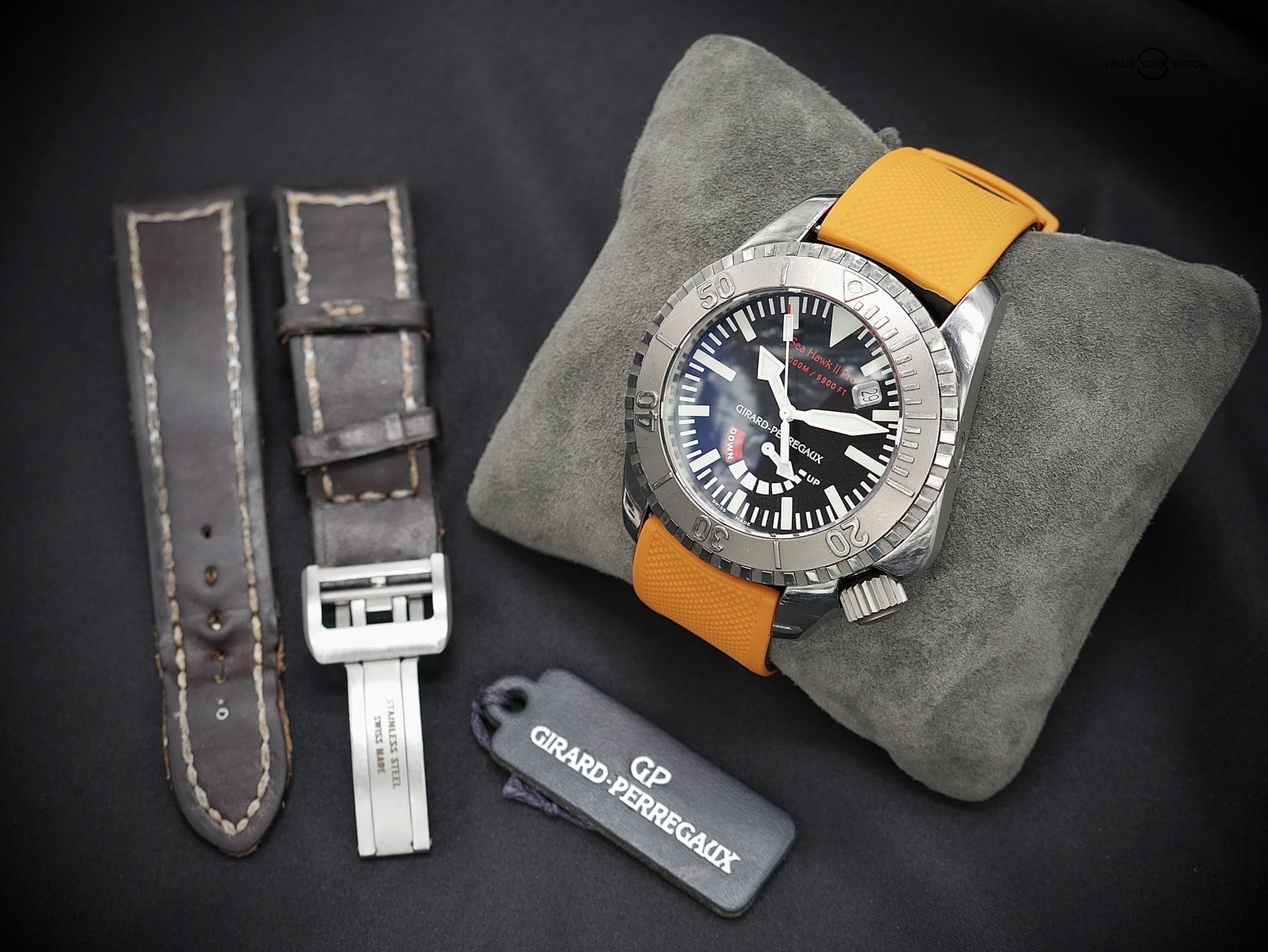 Girard-Perragaux Sea Hawk II Pro 49941 44mm Automatic Black Dial - Image 5