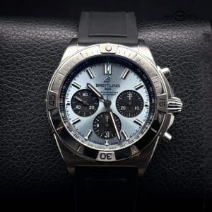 Breitling Chronomat B01 42MM Blue Dial Rubber Strap (PB0134101C1S1)