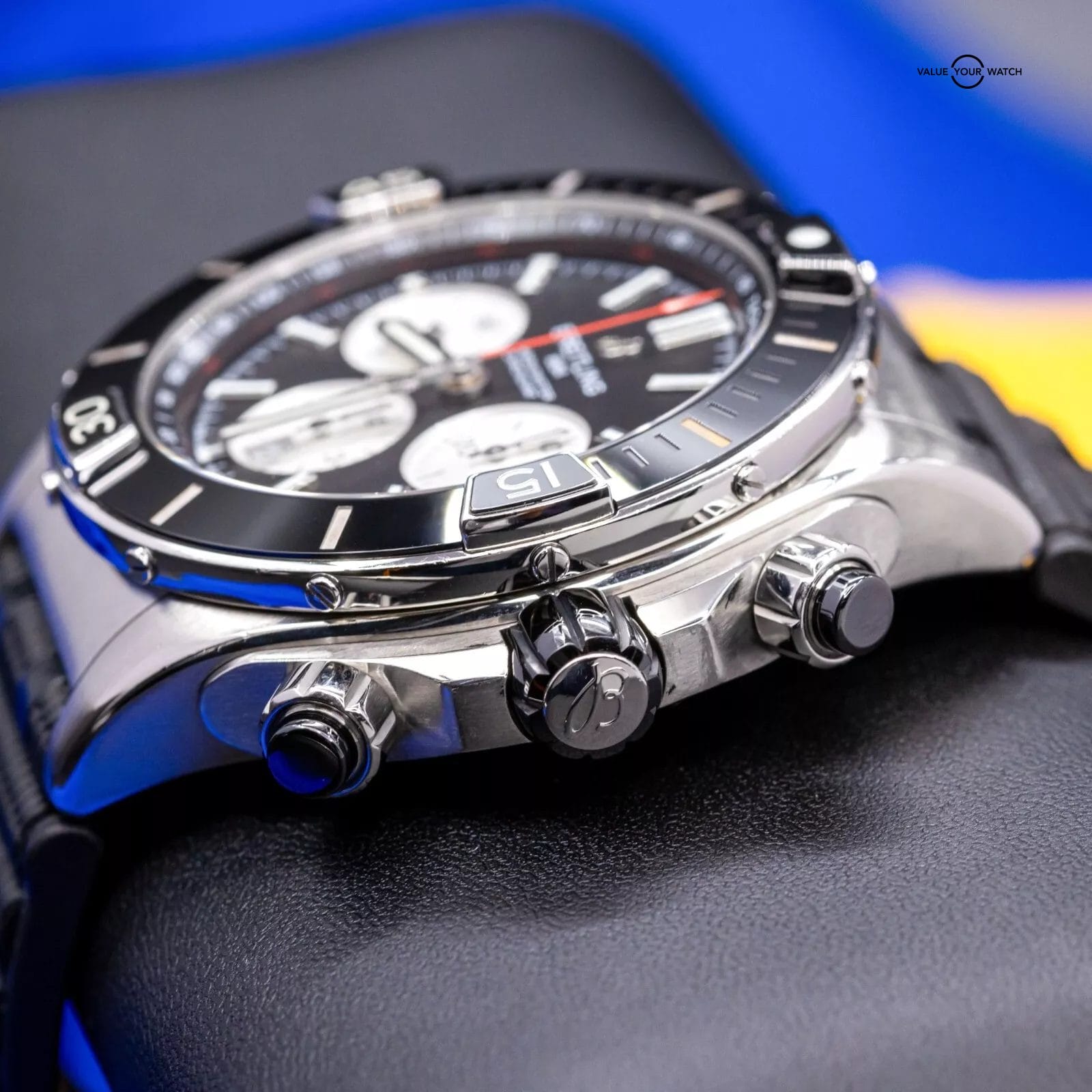 Breitling Super Chronomat B01 44 "Reverse Panda" Dial Chronograph AB0136251B1S1 - Image 8