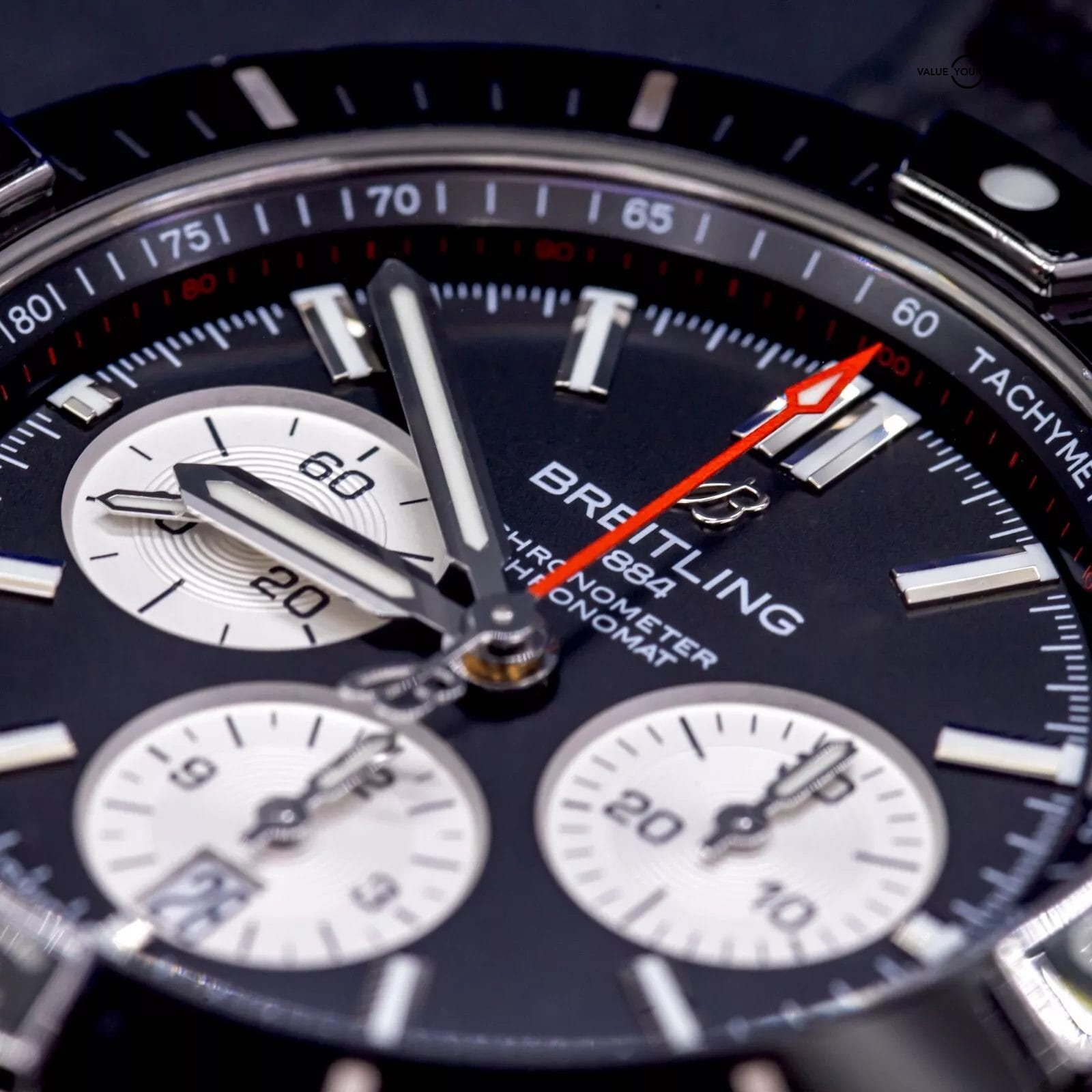 Breitling Super Chronomat B01 44 "Reverse Panda" Dial Chronograph AB0136251B1S1 - Image 12