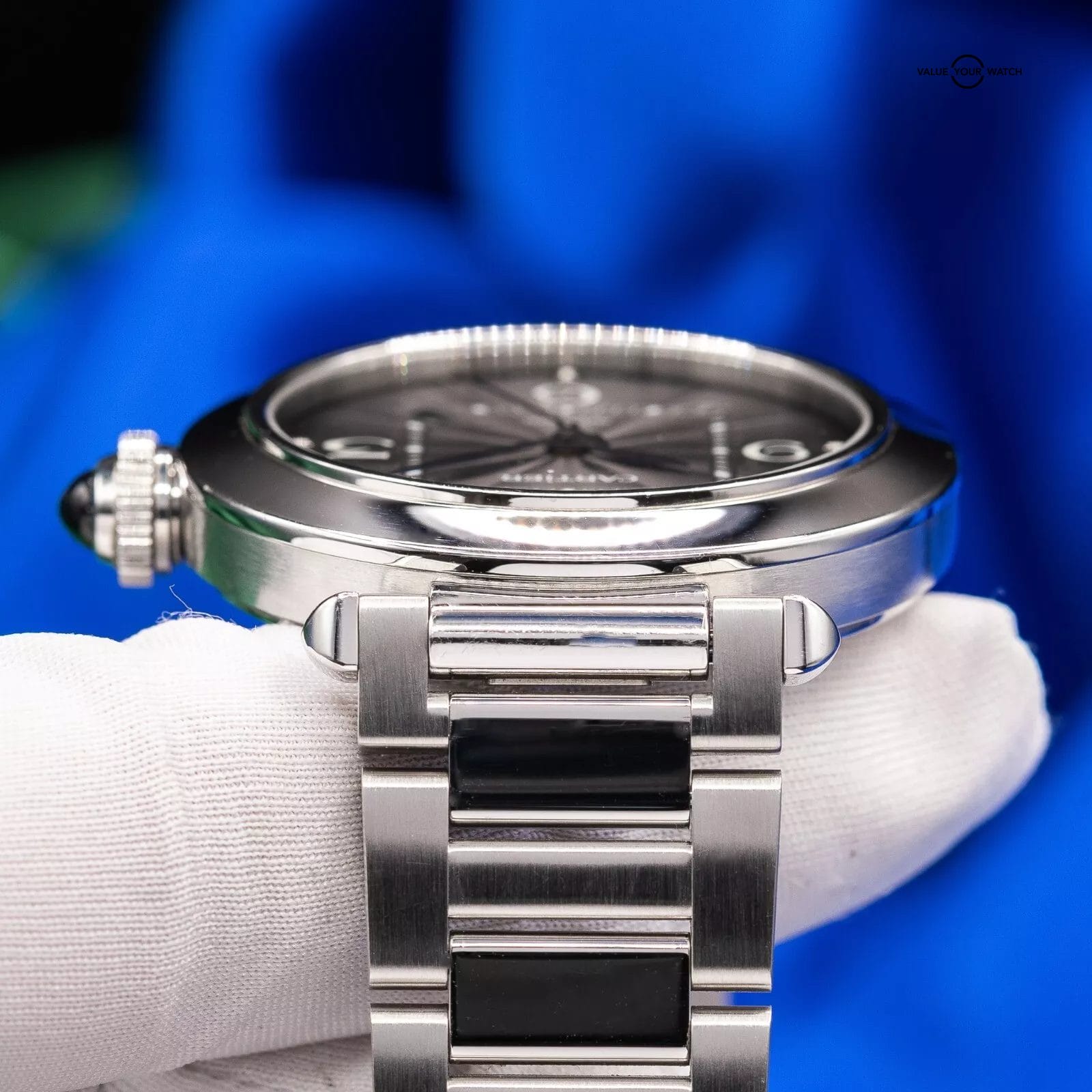 Cartier Pasha 41mm Anthracite Dial WSPA0026 Automatic Men's Watch Box & Papers - Image 10