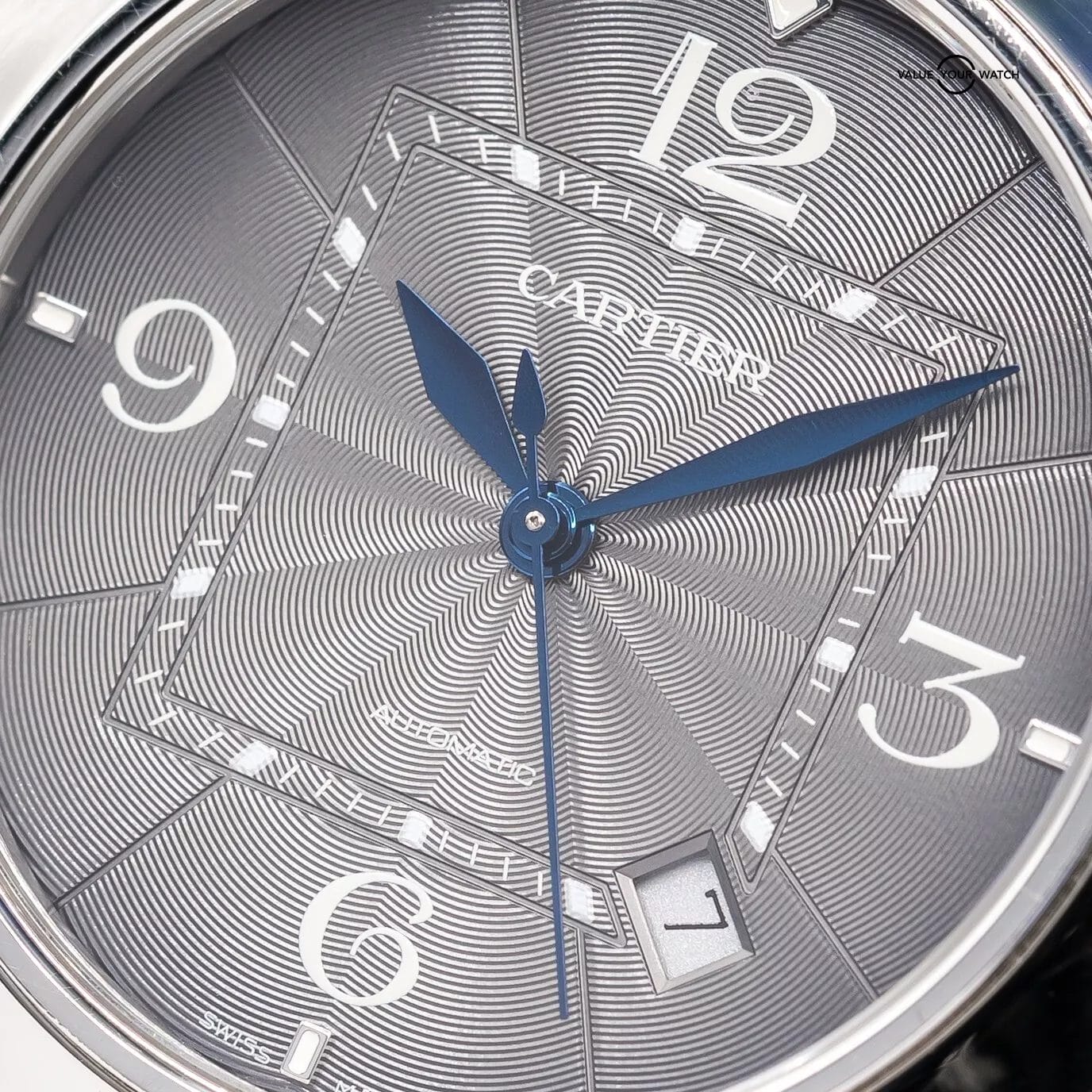 Cartier Pasha 41mm Anthracite Dial WSPA0026 Automatic Men's Watch Box & Papers - Image 11
