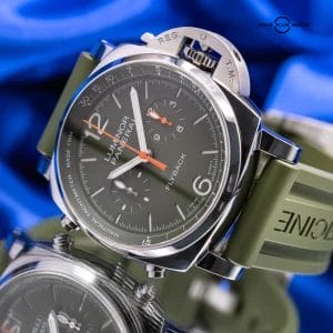 Panerai Luminor Flyback Verde Militare Steel Green Limited Edition PAM01296