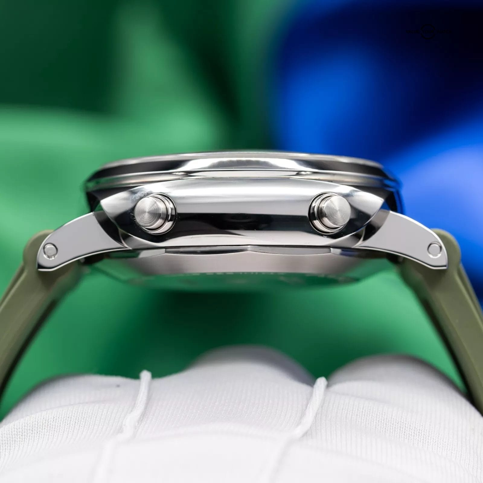 Panerai Luminor Flyback Verde Militare Steel Green Limited Edition PAM01296 - Image 15