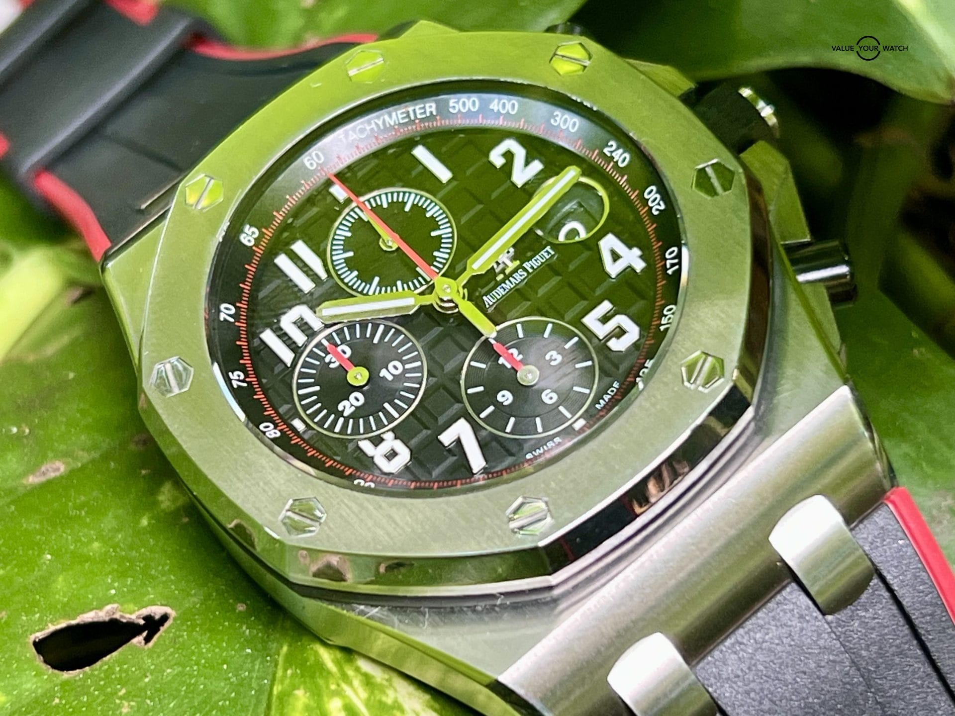 Audemars Piguet Royal Oak Offshore 42mm Chronograph Vampire Box & Strap 26470ST - Image 2