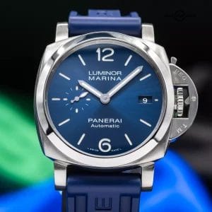 Panerai Luminor Marina 1950 3 Days 42mm Blue Dial Men’s PAM01393 Box & Papers