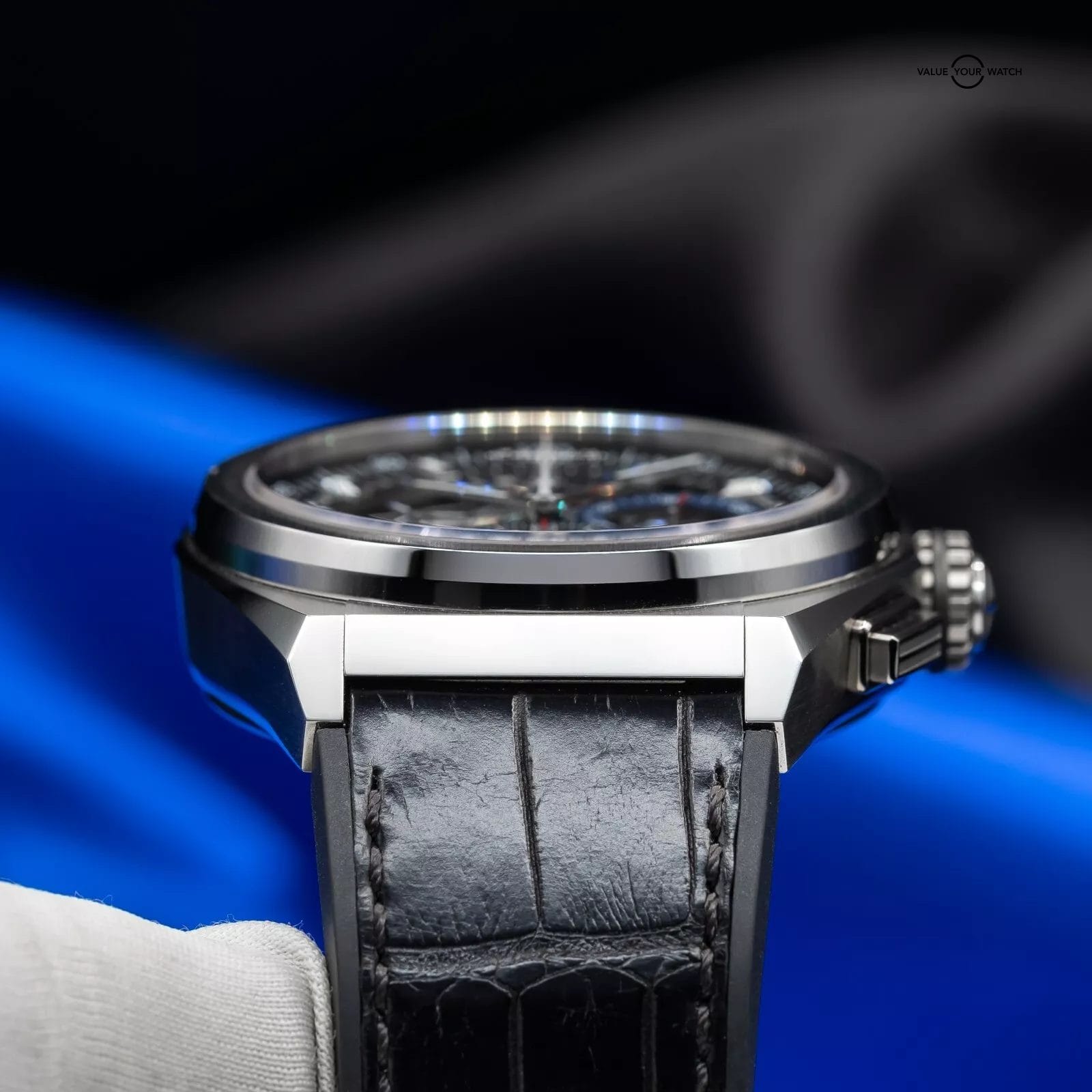 Zenith Defy 21 El Primero Titanium 44mm 95.9000.9004/78.R582 Men's New & Unworn - Image 14