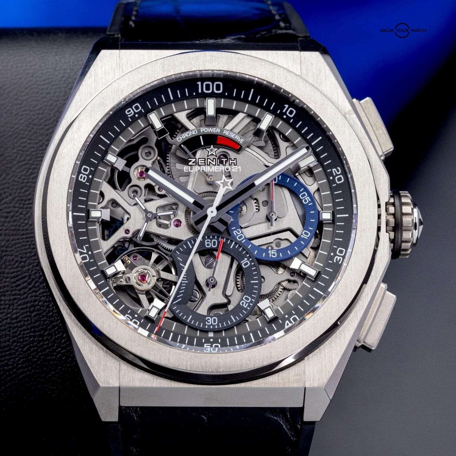 Zenith Defy 21 El Primero Skeleton Dial Titanium 44 mm 95.9000.9004/78.R582