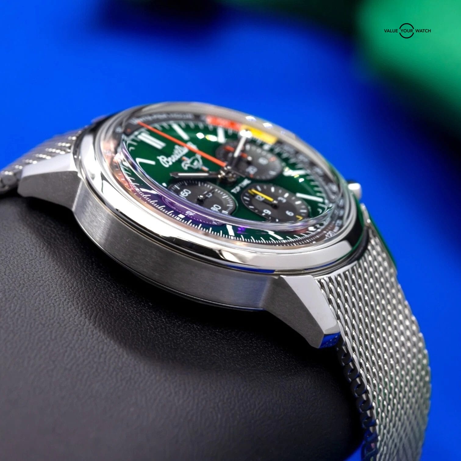Breitling Top Time B01 MUSTANG Green Chronograph 41mm Men's AB0176 New & Unworn - Image 5