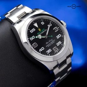 Rolex Air-King 116900 Silver Oyster Bracelet with Silver Bezel Men’s Box & Card