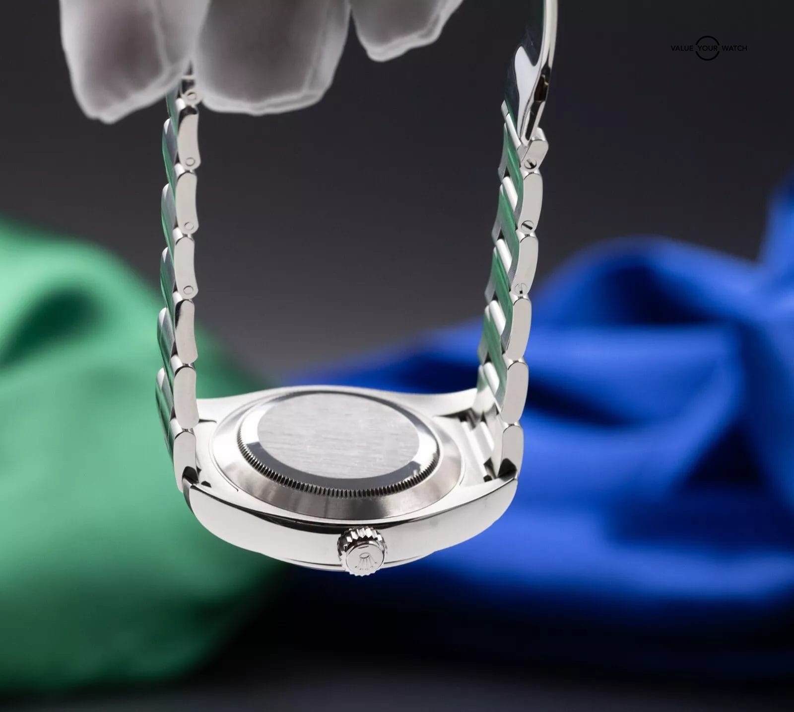 Rolex Air-King 116900 Silver Oyster Bracelet with Silver Bezel Men's Box & Card - Image 13