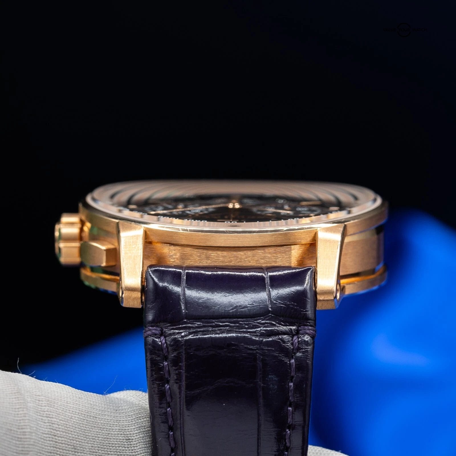 Audemars Piguet Code 11.59 Chronograph Purple Men's Watch - 26393OR Complete Set - Image 8