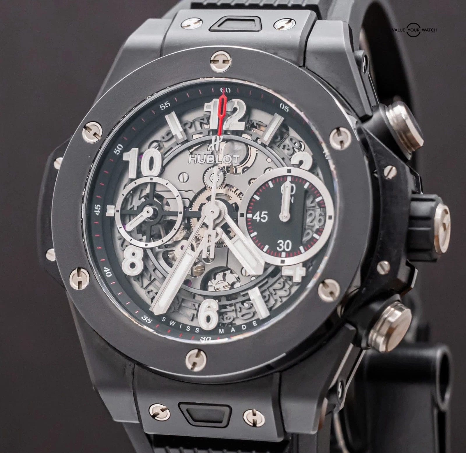 Hublot Big Bang Unico Black Magic 42 mm Matte Ceramic $23K MSRP 441.CI.1170.RX - Image 10