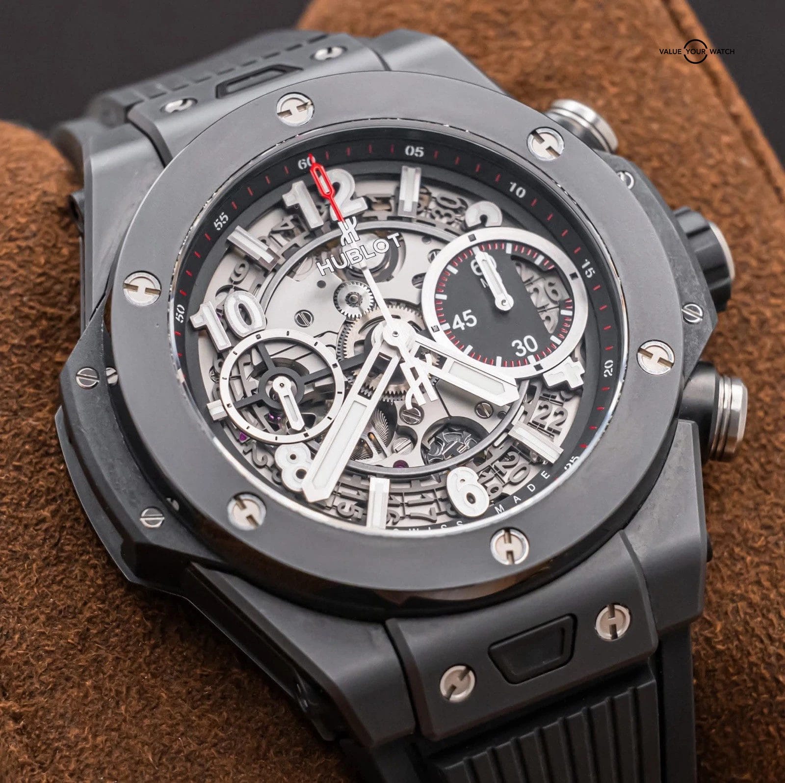 Hublot Big Bang Unico Black Magic 42 mm Matte Ceramic $23K MSRP 441.CI.1170.RX - Image 11
