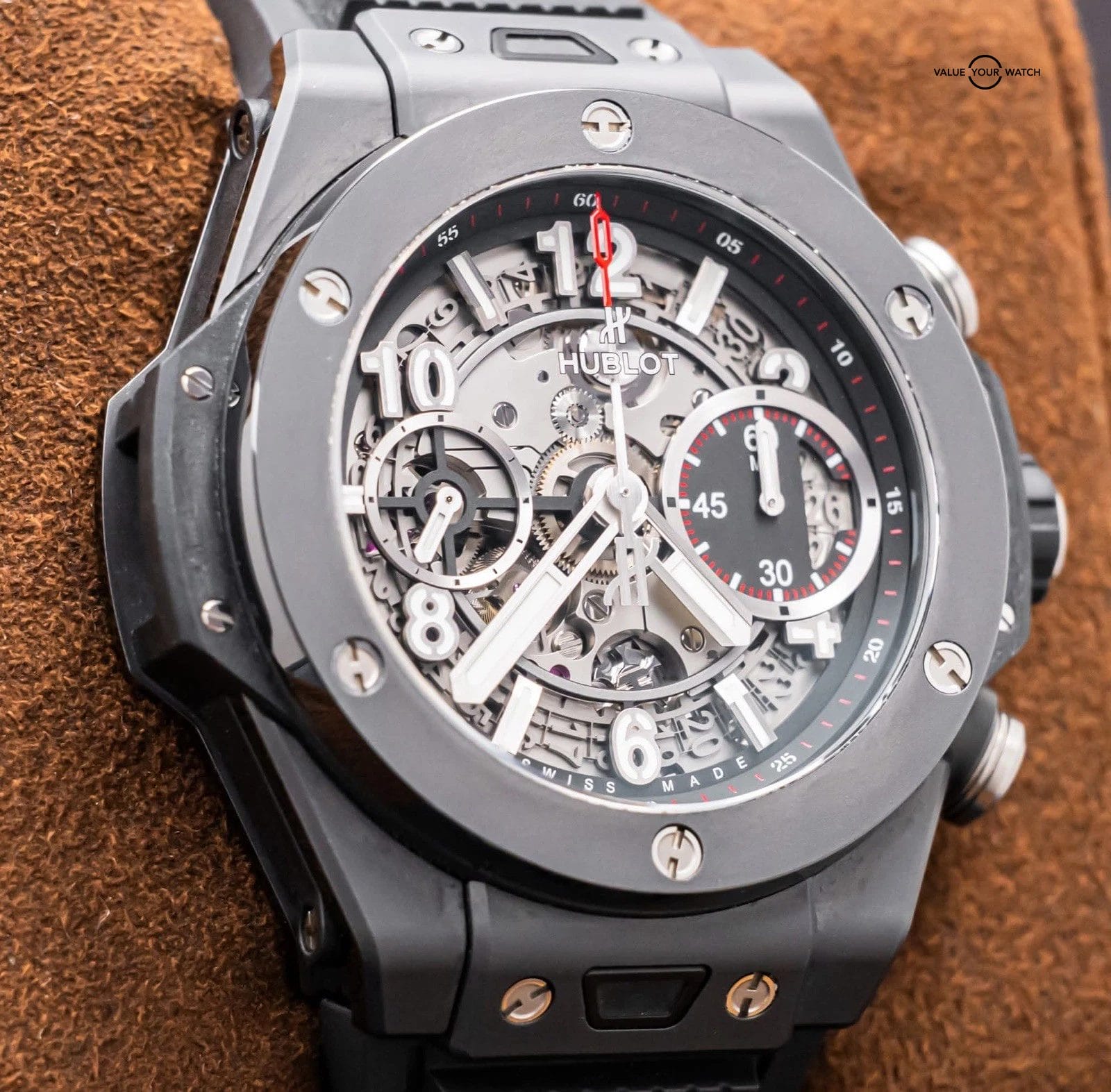 Hublot Big Bang Unico Black Magic 42 mm Matte Ceramic $23K MSRP 441.CI.1170.RX - Image 13