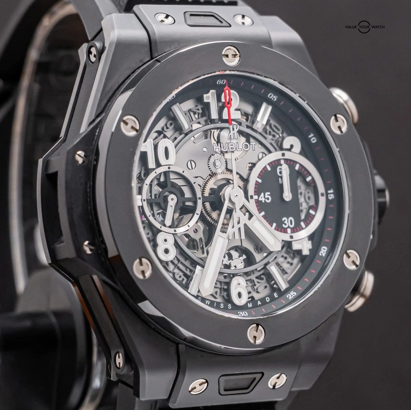 Hublot Big Bang Unico Black Magic 42 mm Matte Ceramic $23K MSRP 441.CI.1170.RX - Image 14