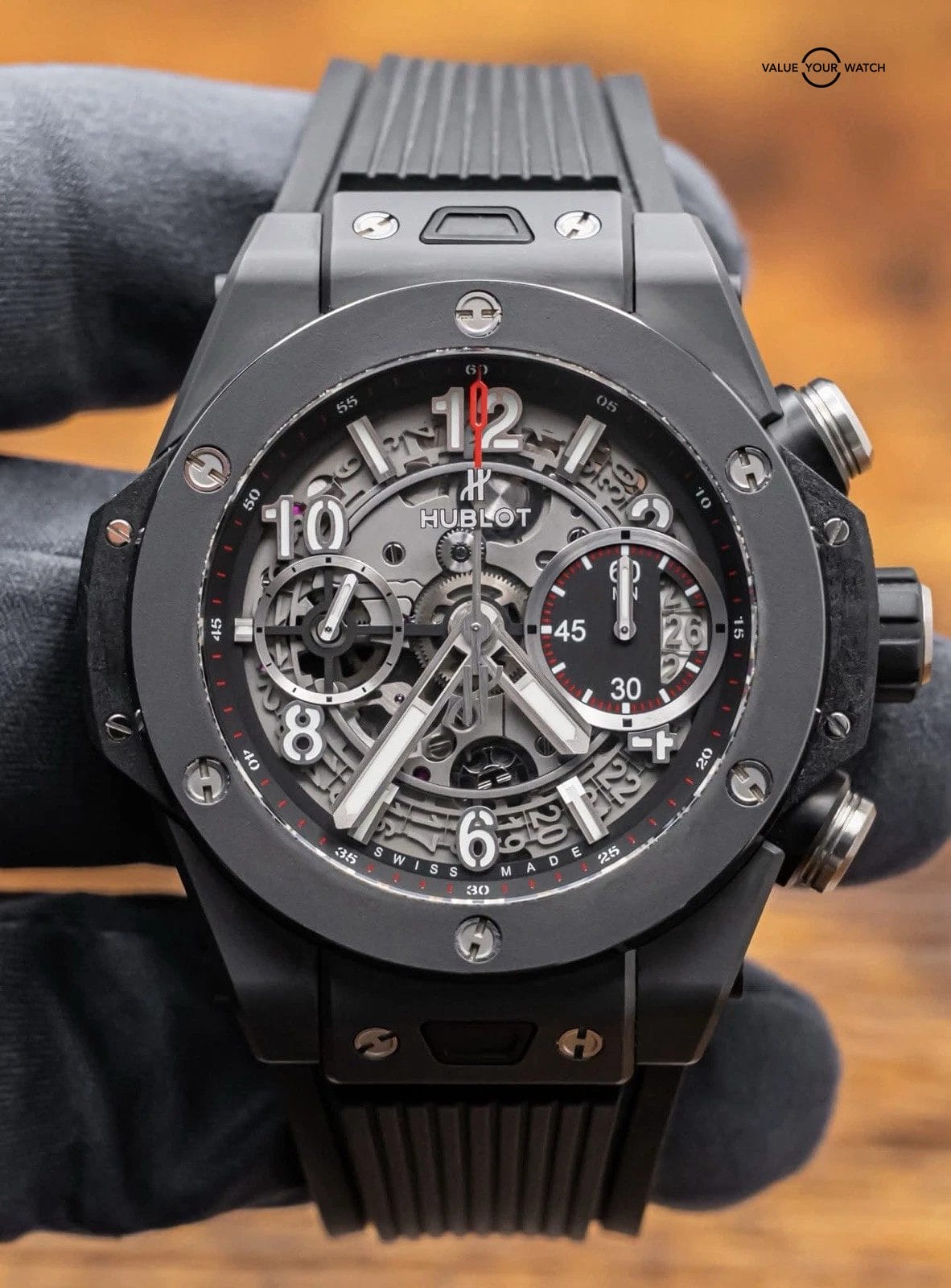 Hublot Big Bang Unico Black Magic 42 mm Matte Ceramic $23K MSRP 441.CI.1170.RX - Image 15