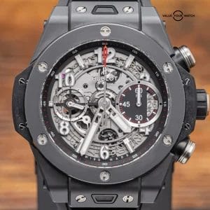 Hublot Big Bang Unico Black Magic 42 mm Matte Ceramic $23K MSRP 441.CI.1170.RX