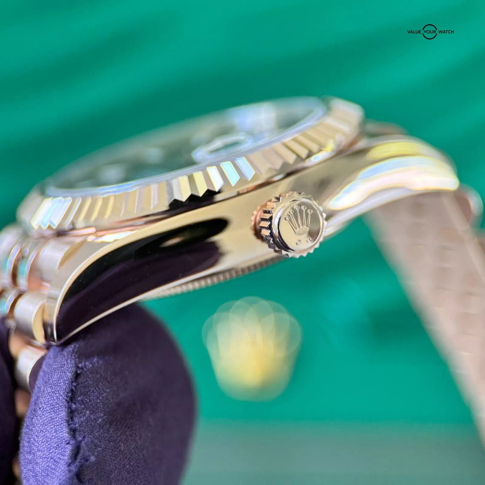 2025 Rolex Sky-Dweller Rose Gold Blue Dial Jubilee Fluted - Pristine Full Set - Image 8