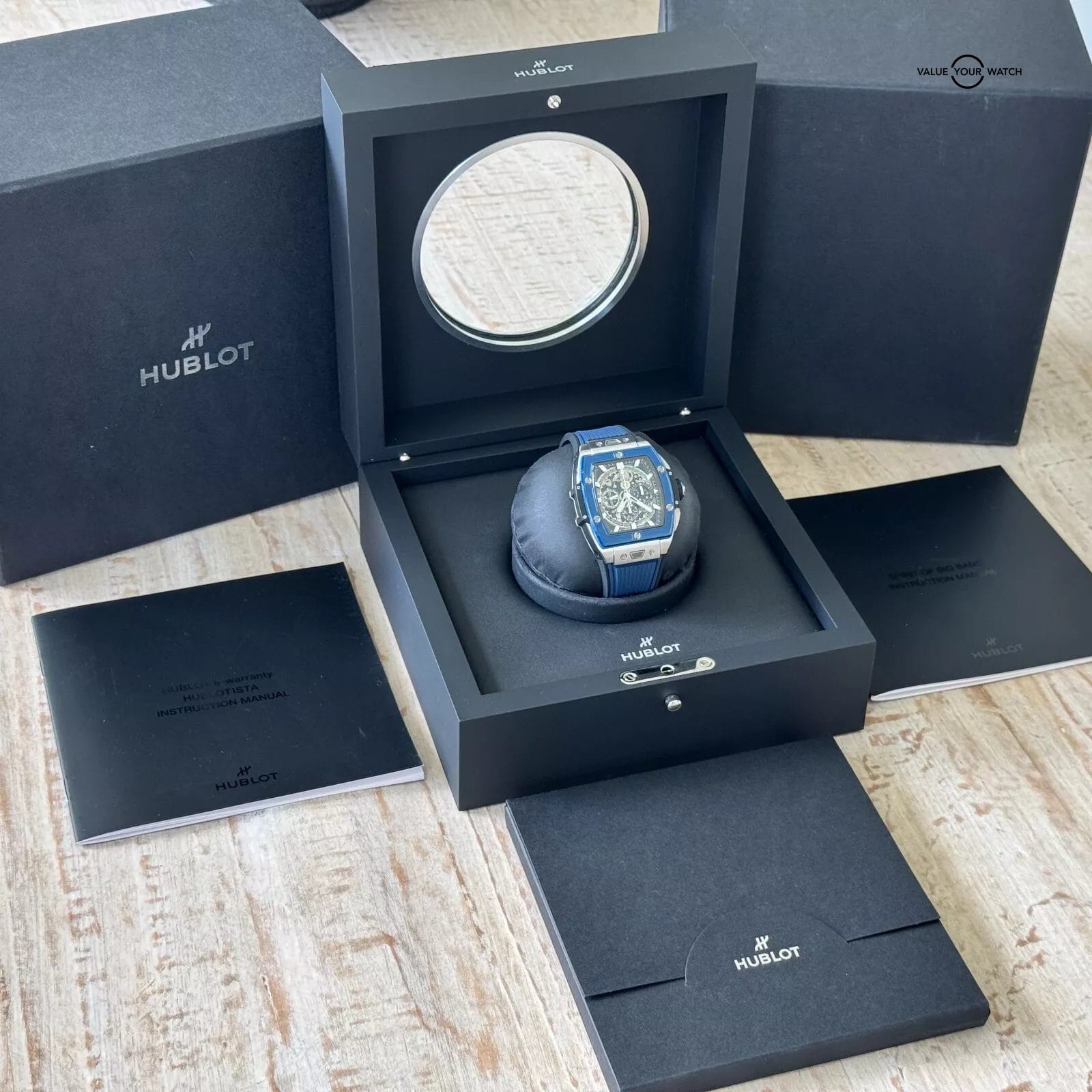 Hublot Spirit of Big Bang Titanium & Blue Ceramic - Full Set 42mm - Image 4