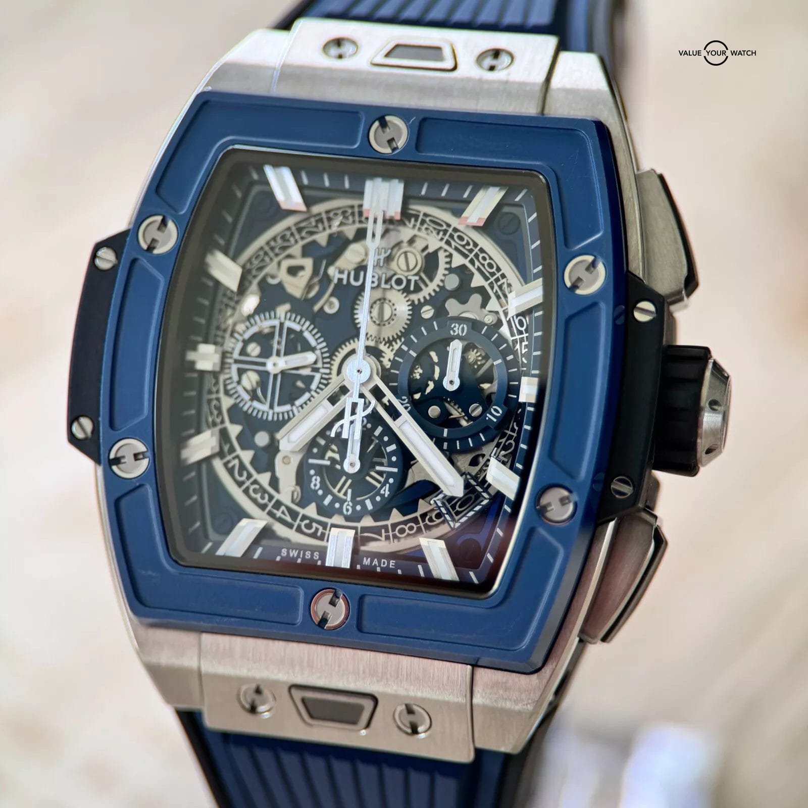 Hublot Spirit of Big Bang Titanium & Blue Ceramic - Full Set 42mm - Image 5