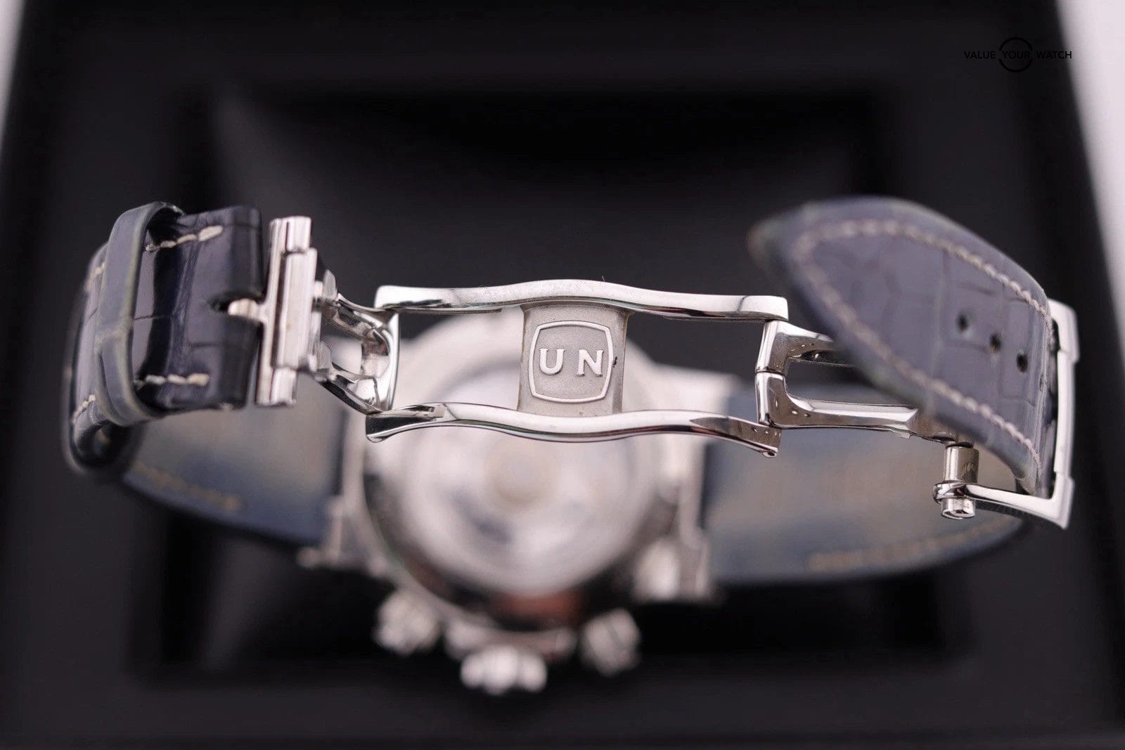 Ulysse Nardin Maxi Marine Chronograph Stainless Steel Cream Dial 41mm 353-66 - Image 5