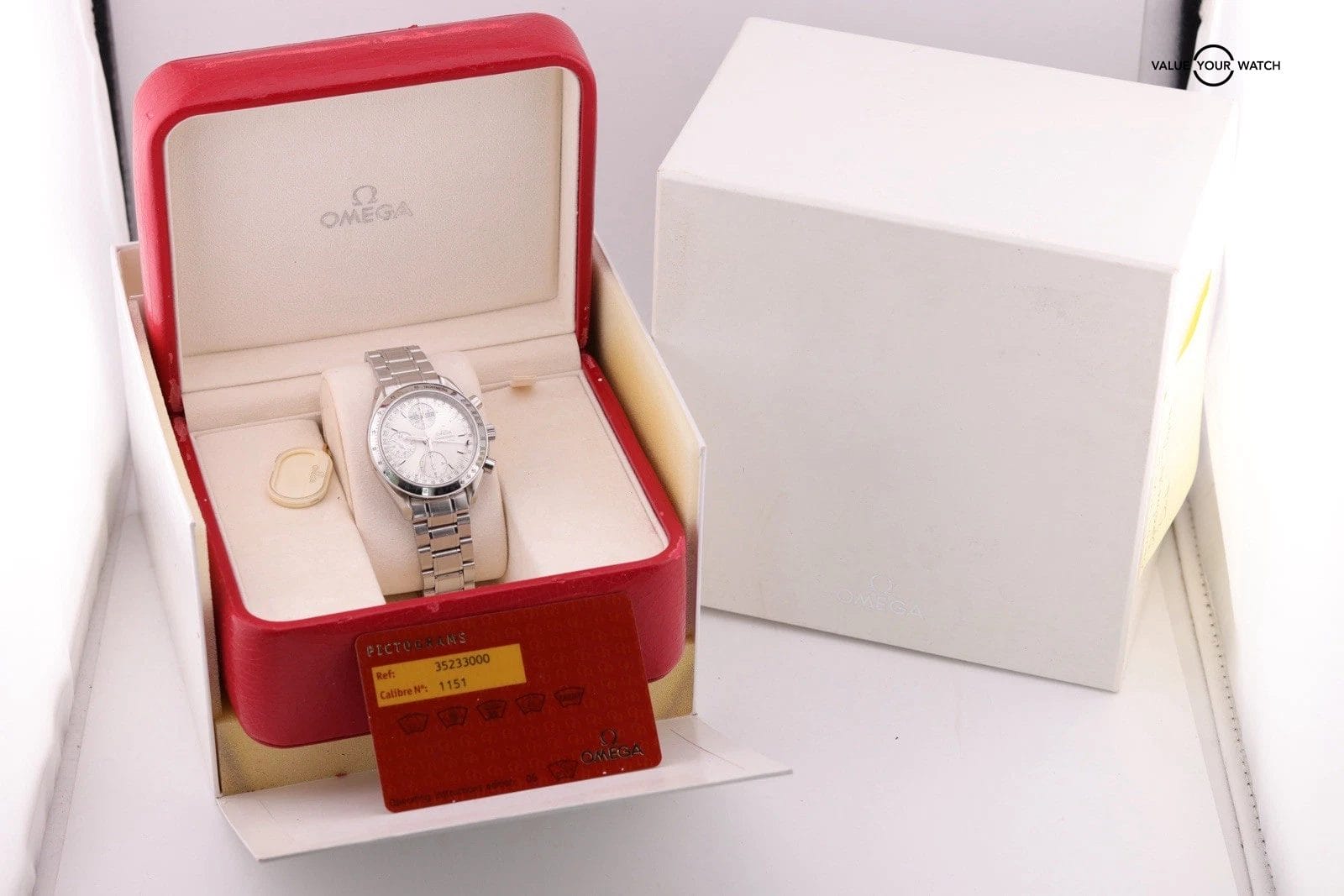 OMEGA Speedmaster Day‑Date 3523.30.00 | Double Boxed + Pictogram Card - Image 3