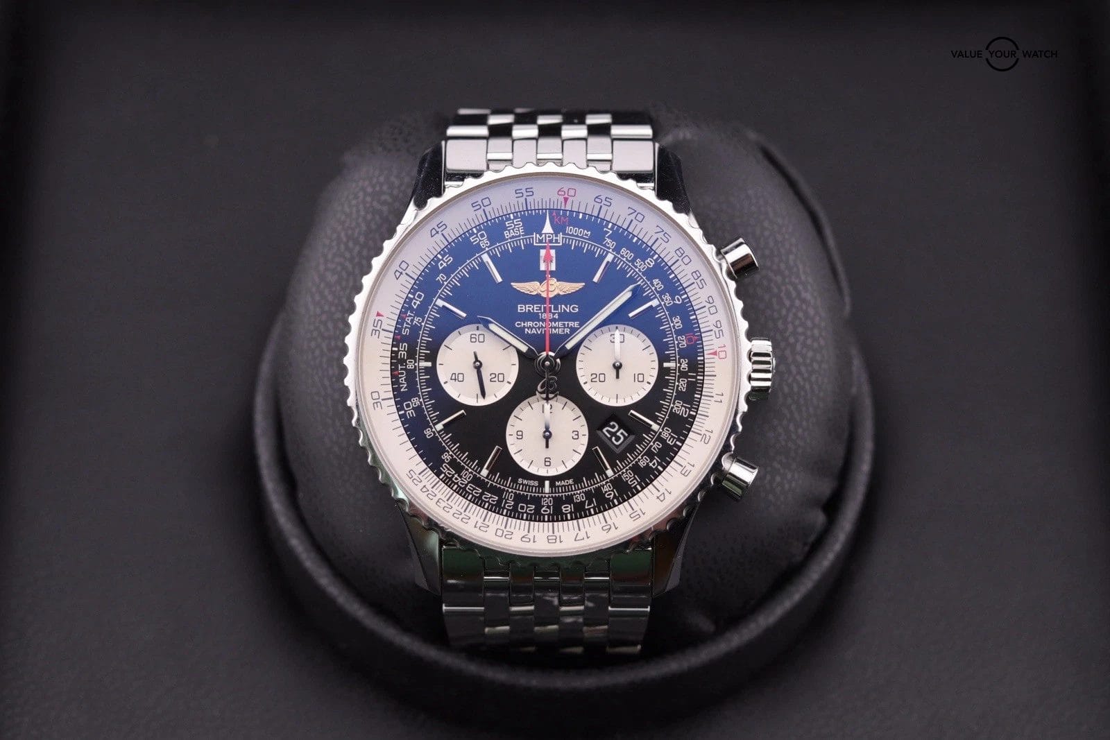 Breitling Navitimer B01 Chronograph 46 Black Dial Stainless AB0127 | Watch Only - Image 3