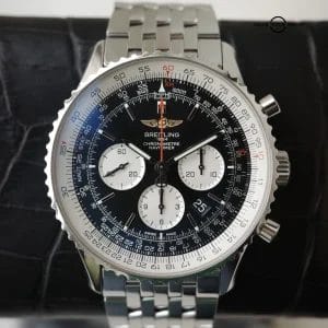 Breitling Navitimer B01 Chronograph 46 Black Dial Stainless AB0127 | Watch Only