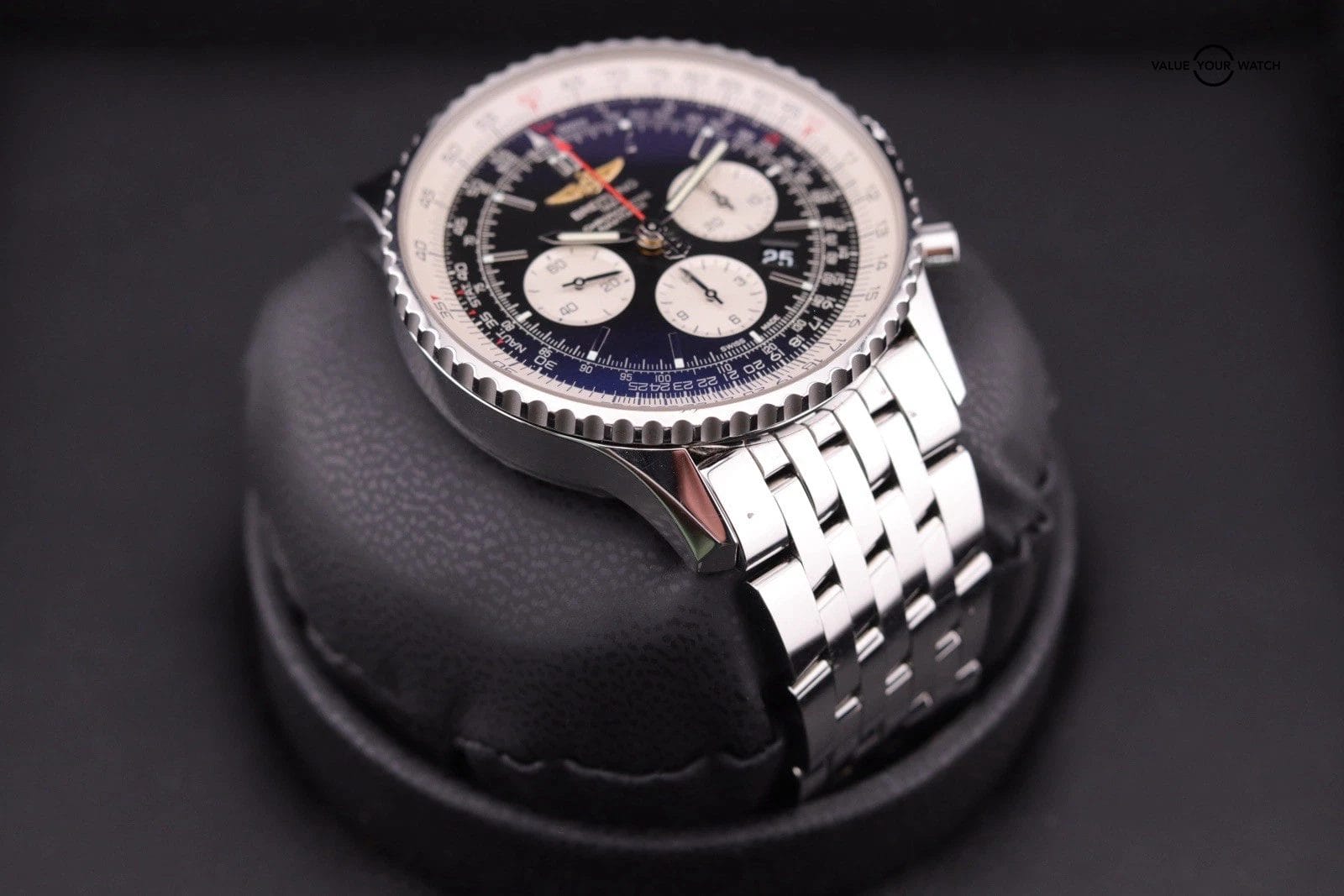 Breitling Navitimer B01 Chronograph 46 Black Dial Stainless AB0127 | Watch Only - Image 9