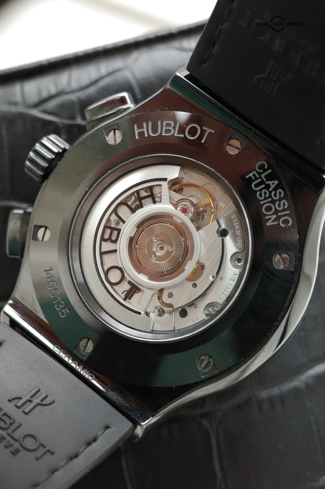 Hublot Classic Aerofusion 525.CM.0170.RX 45mm Chronograph Ceramic Skeleton B&P - Image 3
