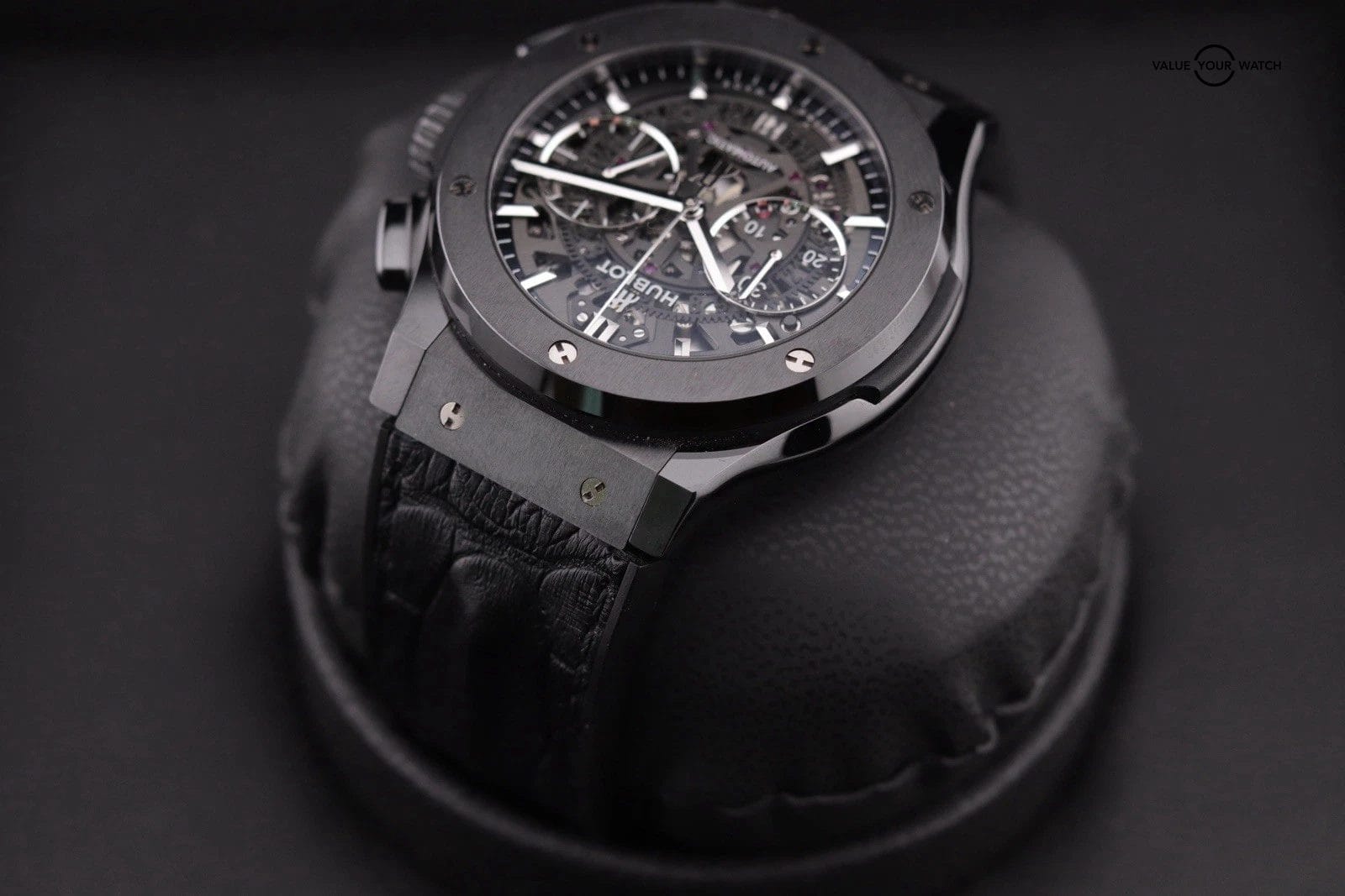 Hublot Classic Aerofusion 525.CM.0170.RX 45mm Chronograph Ceramic Skeleton B&P - Image 8