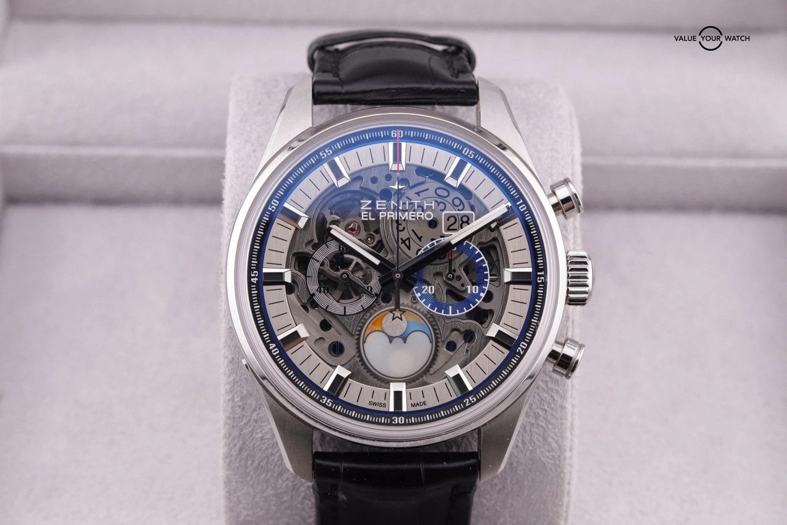 Zenith El Primero Chronomaster Grande Date Moonphase 45mm Full Set