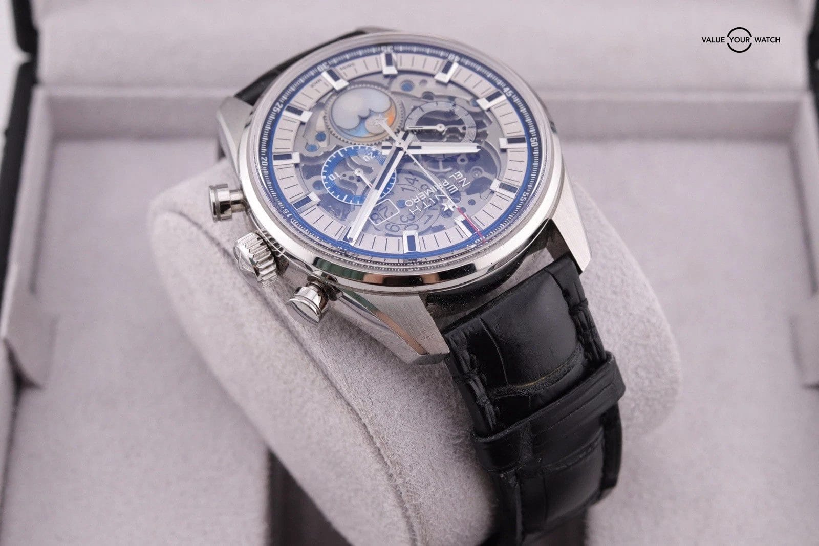 Zenith El Primero Chronomaster Grande Date Moonphase 45mm Full Set - Image 10