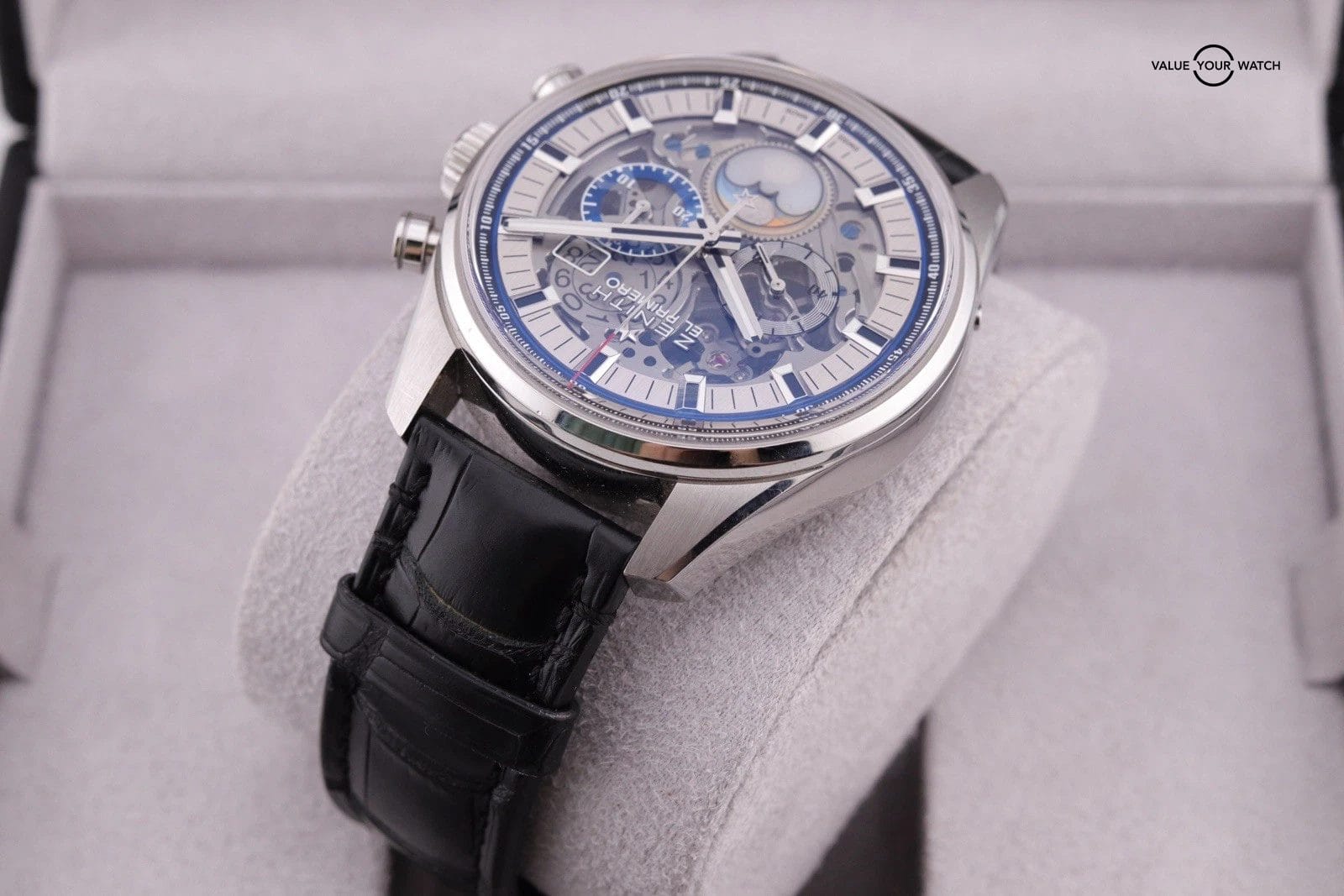 Zenith El Primero Chronomaster Grande Date Moonphase 45mm Full Set - Image 11