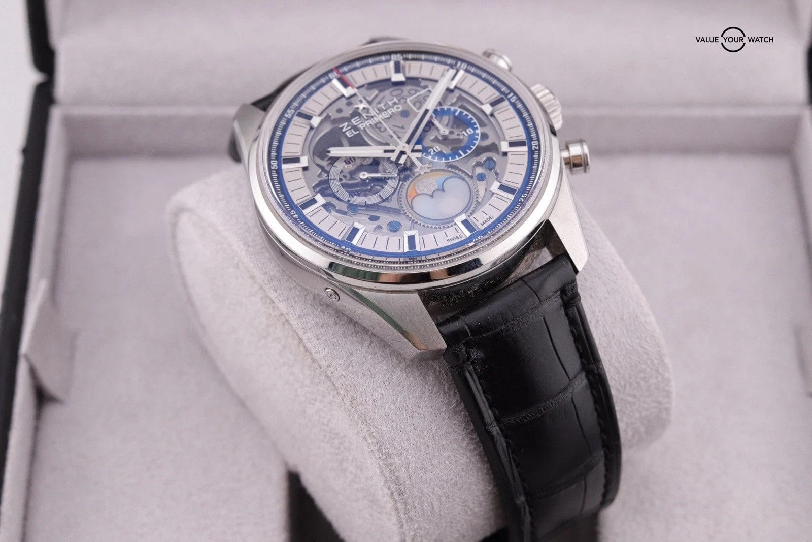 Zenith El Primero Chronomaster Grande Date Moonphase 45mm Full Set - Image 12