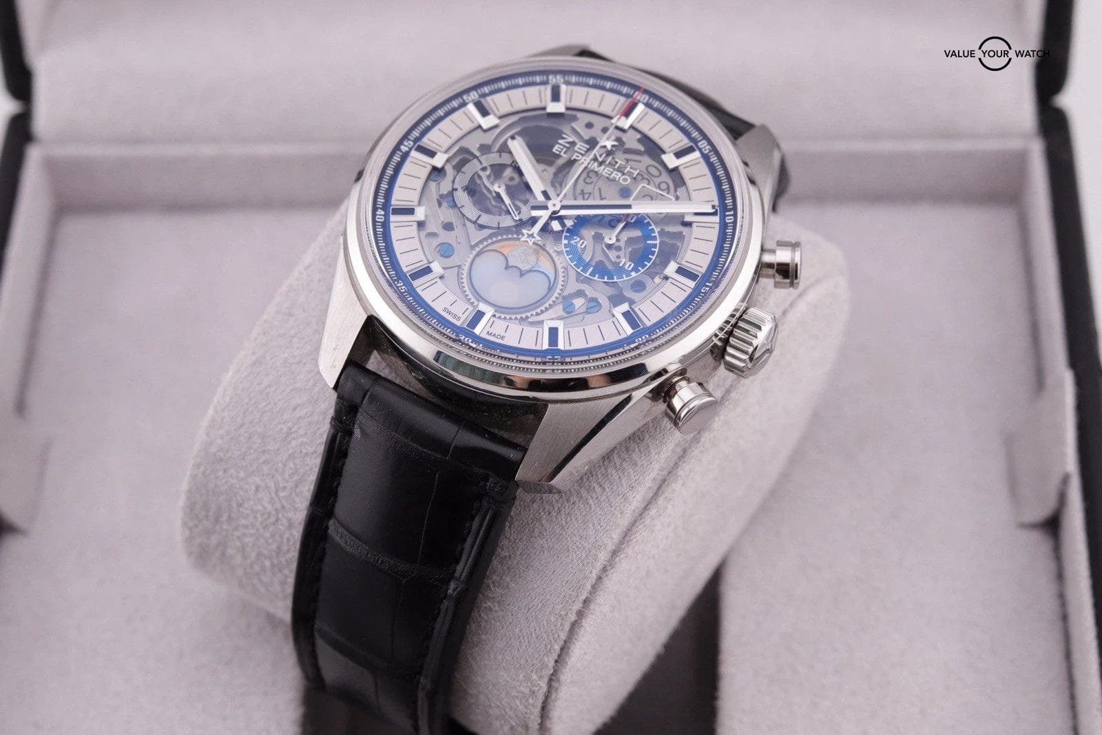 Zenith El Primero Chronomaster Grande Date Moonphase 45mm Full Set - Image 13