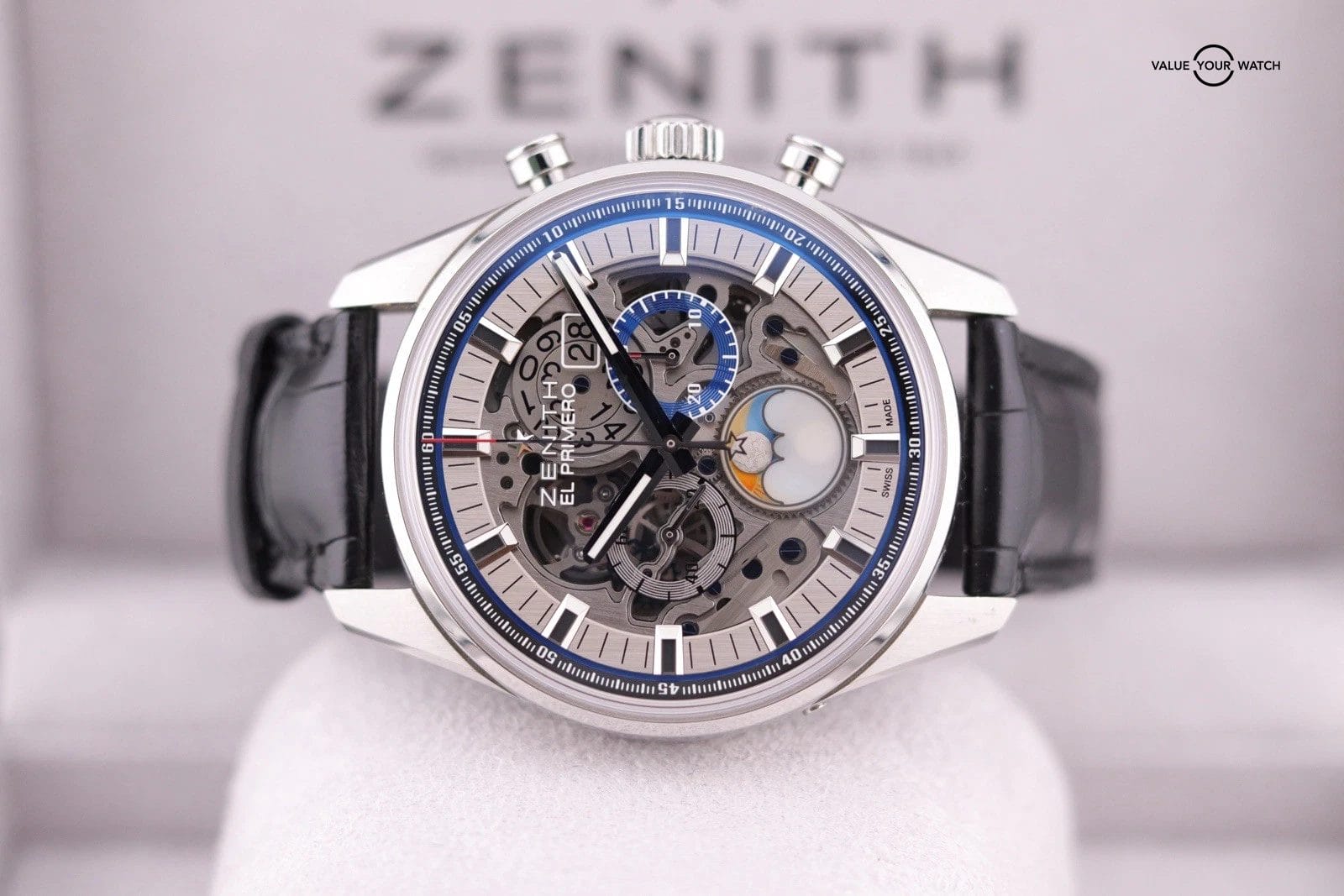 Zenith El Primero Chronomaster Grande Date Moonphase 45mm Full Set - Image 15
