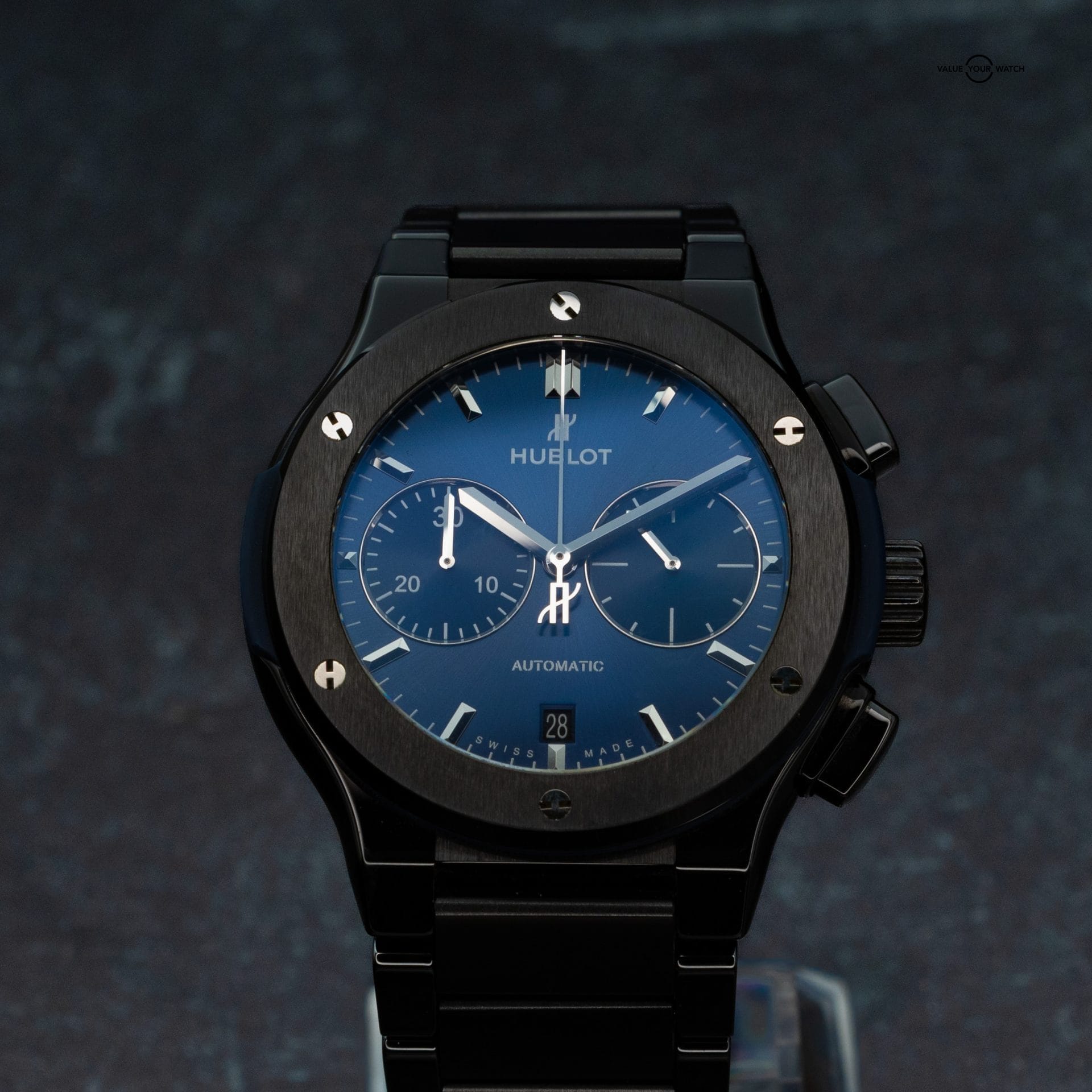 Hublot Classic Fusion Chronograph Blue Ceramic Ref. 520.CM.7170.CM