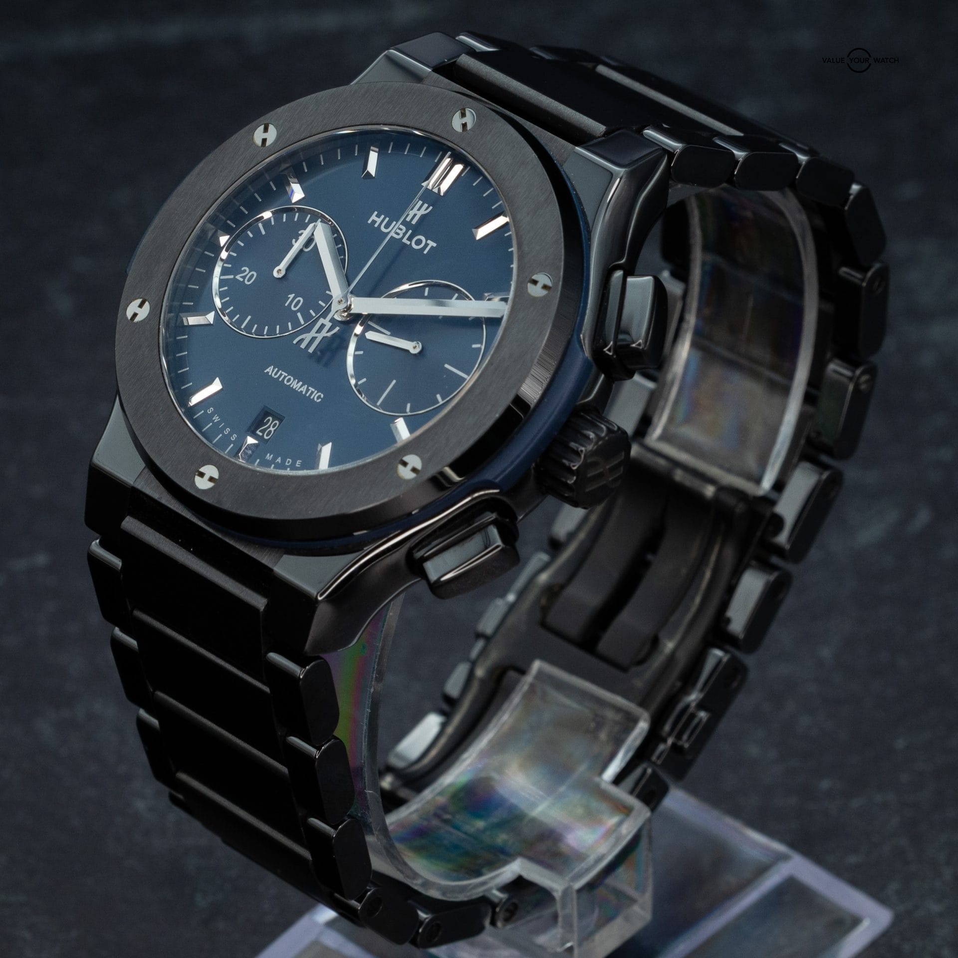 Hublot Classic Fusion Chronograph Blue Ceramic Ref. 520.CM.7170.CM - Image 3