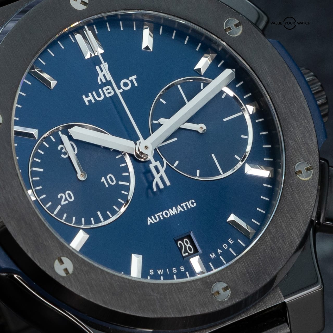 Hublot Classic Fusion Chronograph Blue Ceramic Ref. 520.CM.7170.CM - Image 5